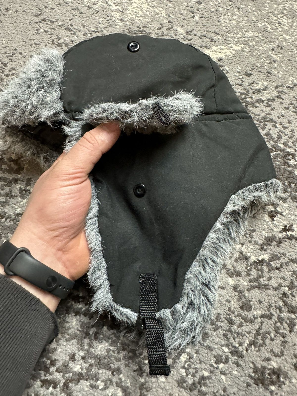 Japanese Brand × Vintage Vintage Y2K Opium Fuzzy Fur L.G.B Style Ushanka Hat Size ONE SIZE - 2 Thumbnail