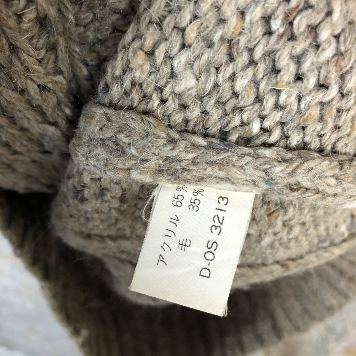 Aran Isles Knitwear × Japanese Brand × Vintage Costa Mesa Brown aran isle cable Knitwear #A779 Size US L / EU 52-54 / 3 - 12 Thumbnail