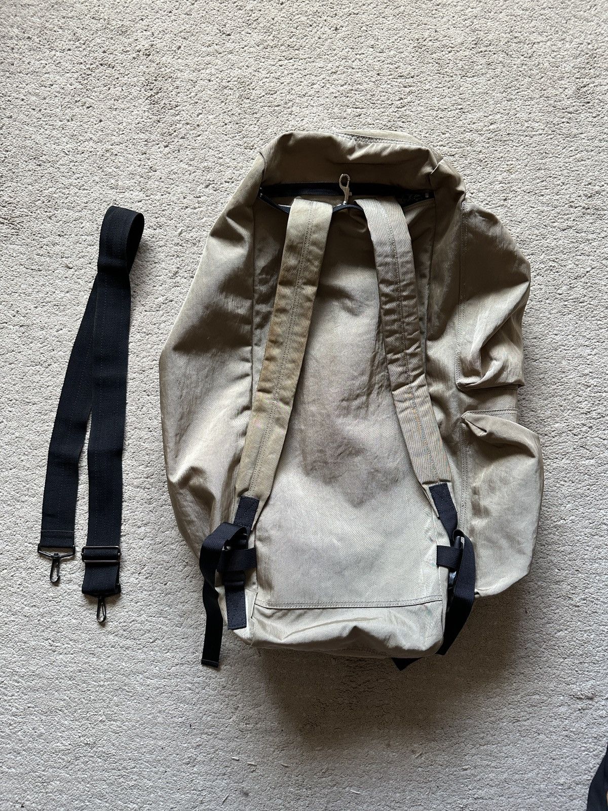 Yohji Yamamoto 1990s YSACCS POUR HOMME YOHJI YAMAMOTO Nylon Duffle Bag Size ONE SIZE - 17 Thumbnail