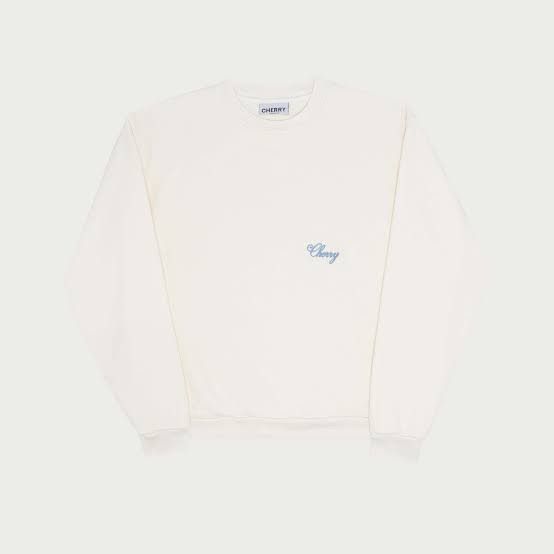 image of Cherry La American Classic Crewneck in White, Men's (Size Small)