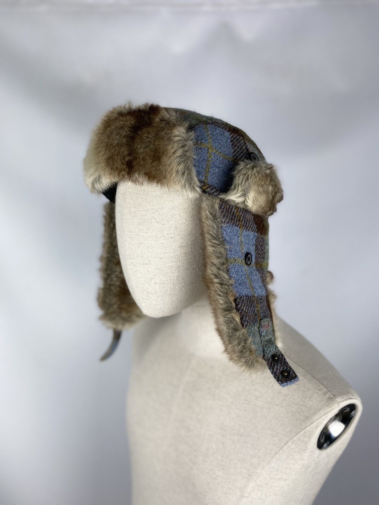 Harris Tweed Harris Tweed wool trapper Ushanka hat size L Size ONE SIZE - 12 Thumbnail