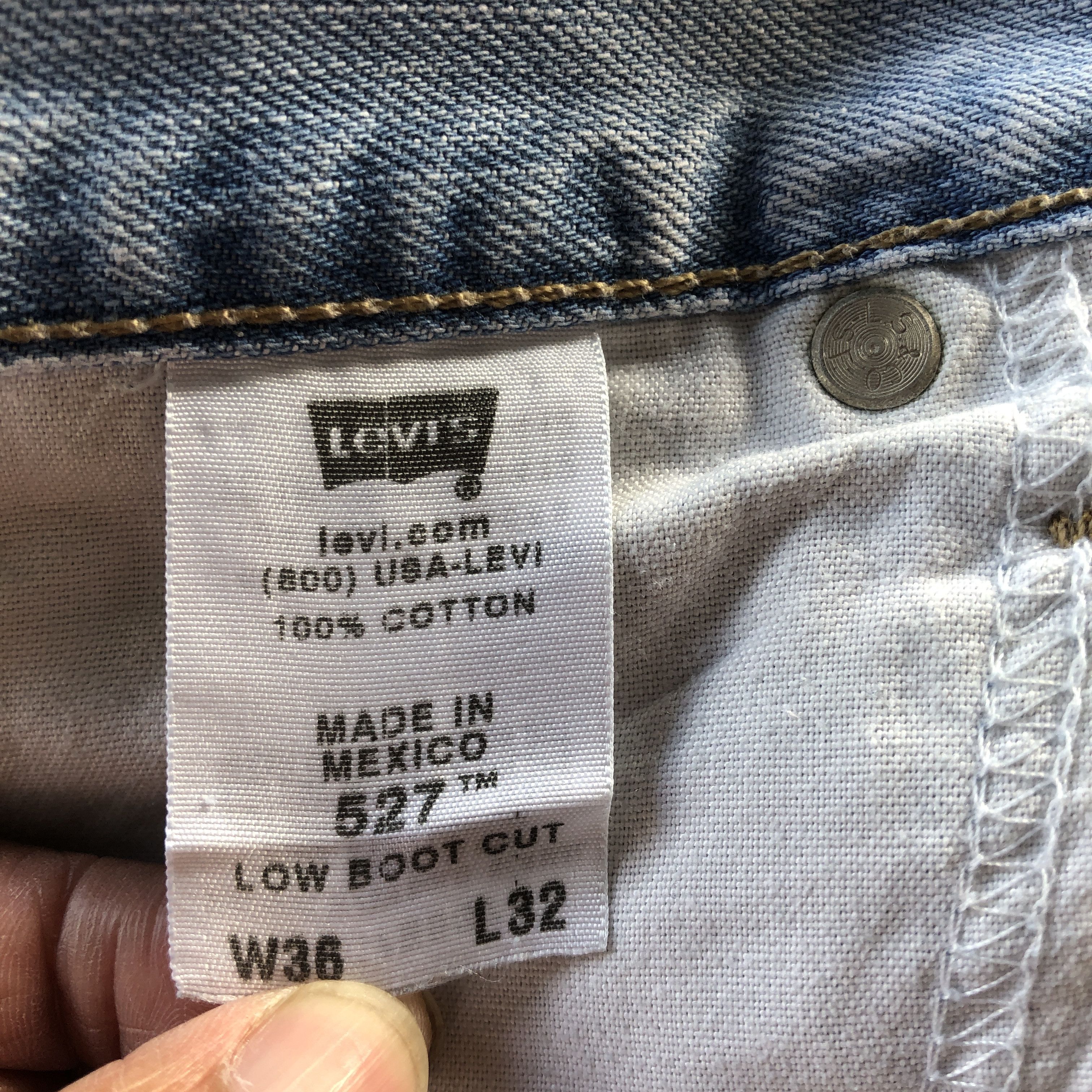 Levi's Vintage Y2K Levis Flare Faded Jeans Levi's Distressed Denim Size US 36 / EU 52 - 6 Thumbnail
