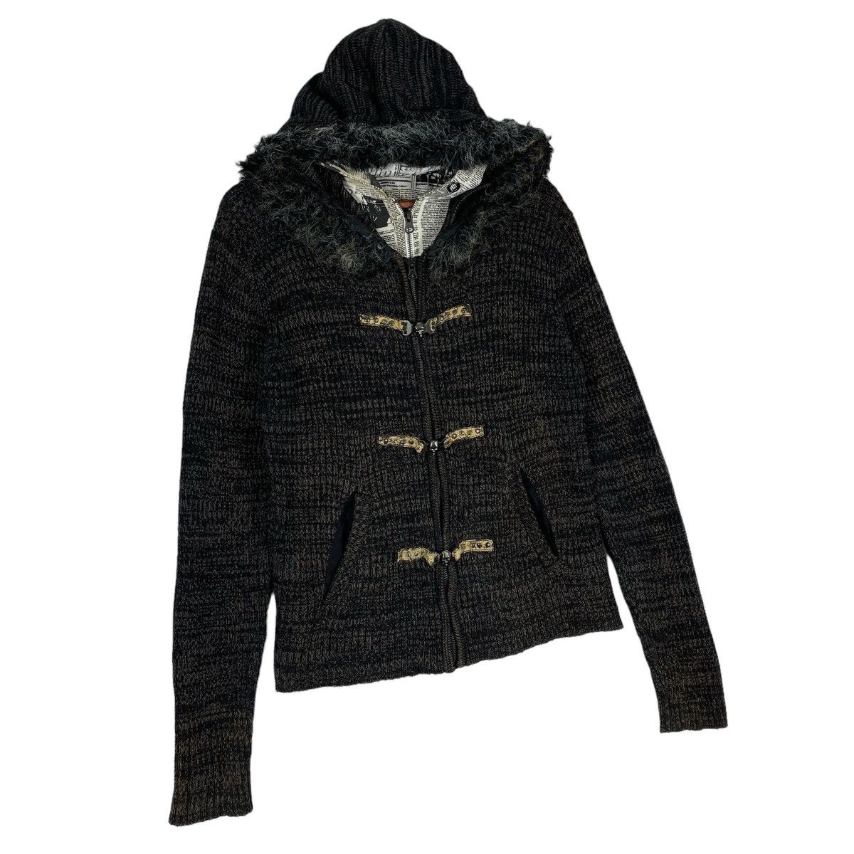 In The Attic × Seditionaries In The Attic Heavyweight Knitwear Hoodie Sweater Size US L / EU 52-54 / 3 - 4 Thumbnail