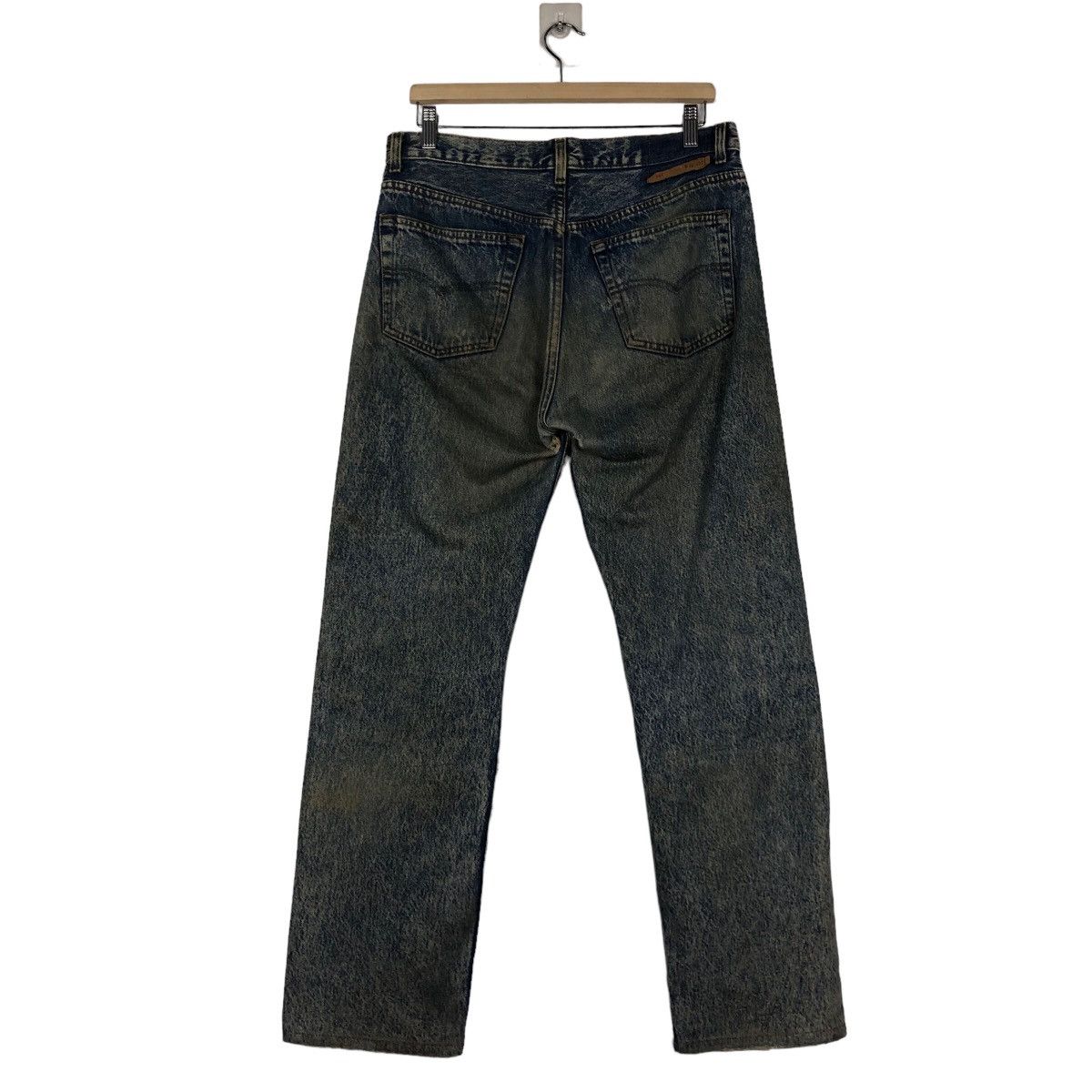 Levi's 🔥VINTAGE DENIM JEANS LEVI’S 501 DISTRESSED RUSTY DESIGN Size US 33 - 8 Thumbnail