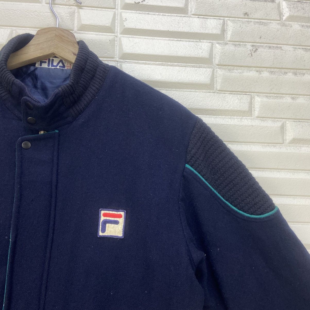 Bjorn Borg × Fila × Vintage Vintage Made in Italy Fila Bjorn Borg Bomber Style Jacket Size US S / EU 44-46 / 1 - 12 Thumbnail
