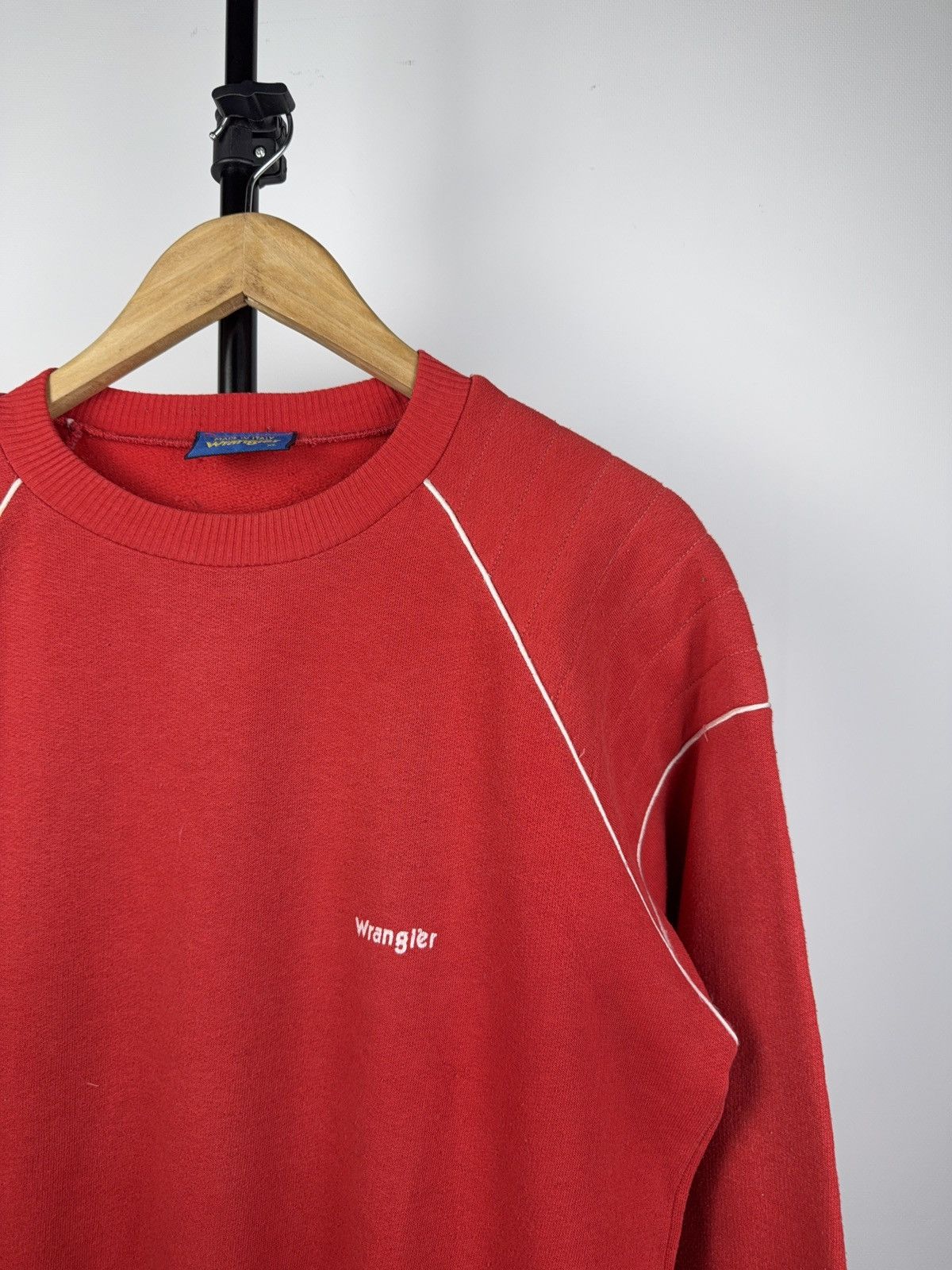 Vintage × Wrangler Vintage 80s Wrangler Made in Italy Sweatshirt Crewneck Size US XL / EU 56 / 4 - 2 Thumbnail