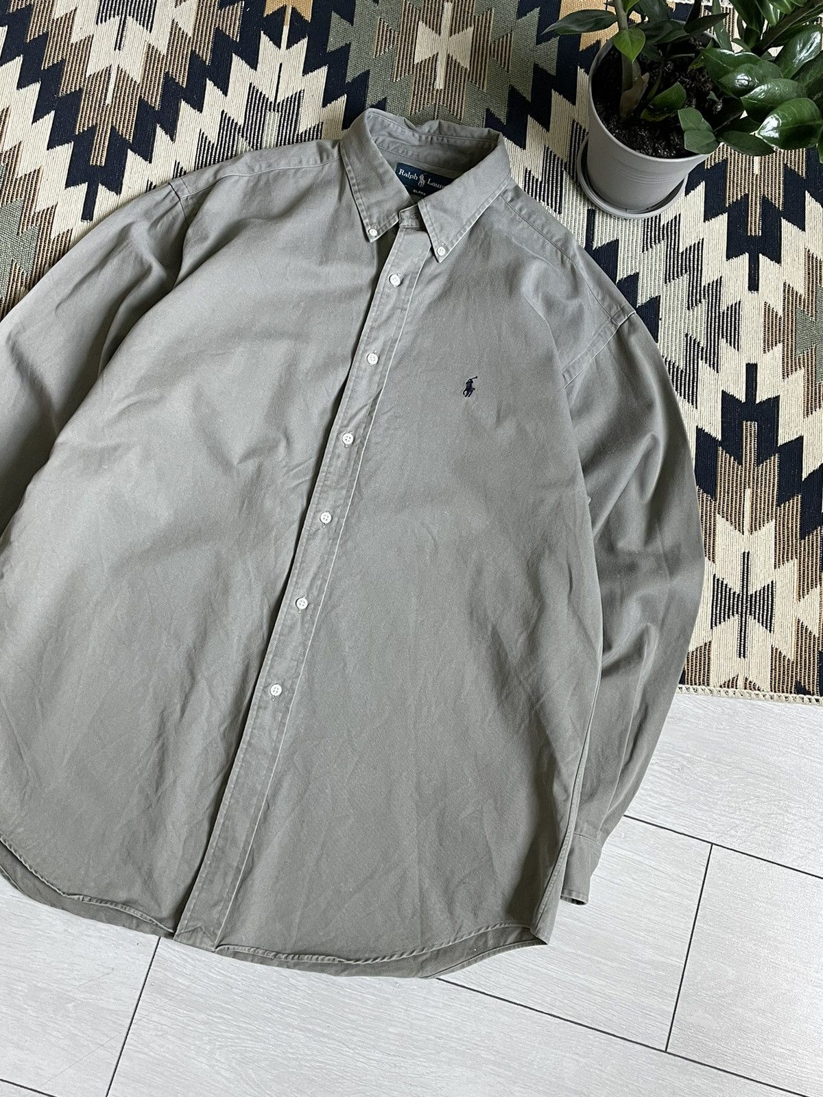 Polo Ralph Lauren × Vintage Vintage 90’s Polo Ralph Lauren Blake Shirt Size US XL / EU 56 / 4 - 4 Thumbnail