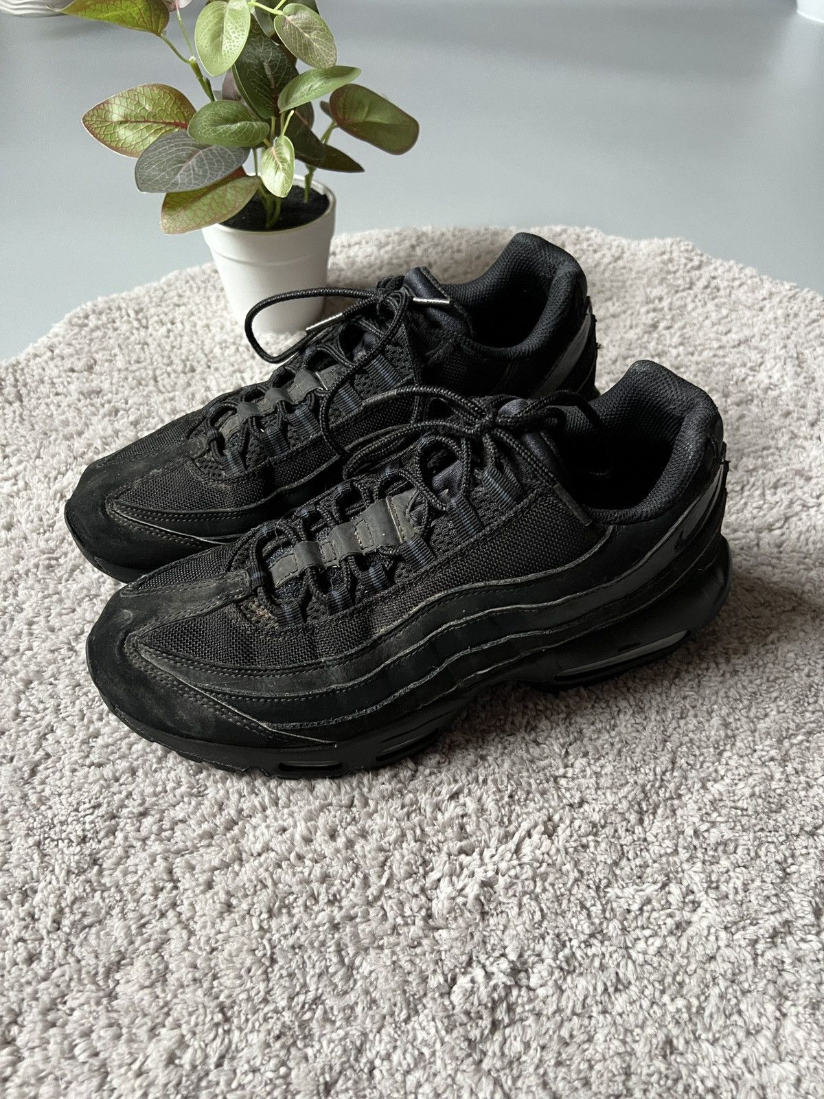 Black Shoes Nike Air Max 95 Essential Triple
