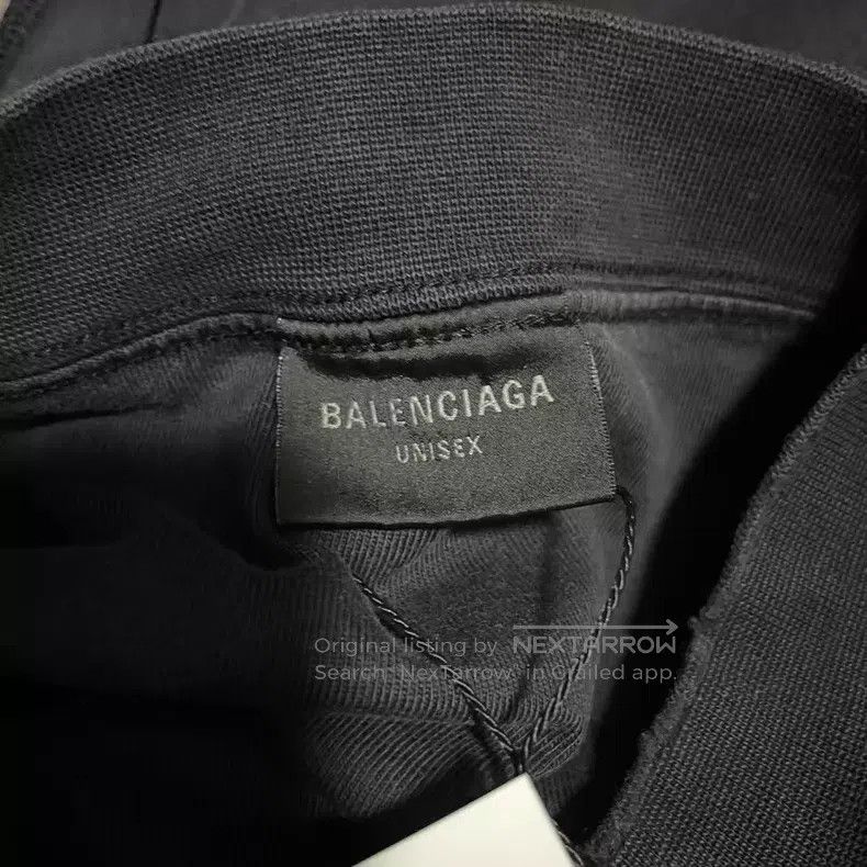 Balenciaga Balenciaga Letter Patch Destroyed Vintage Long Sleeve Size US XL / EU 56 / 4 - 3 Thumbnail