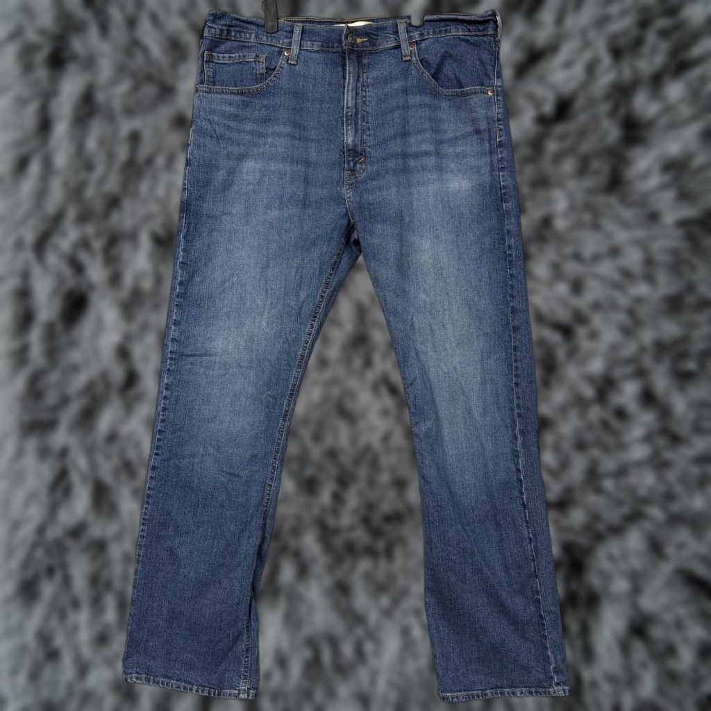 Vintage Levi Strauss Signature Jeans Mens 38x32 Blue Bootcut Stretch Denim Classic Size US 38 / EU 54 - 1 Thumbnail