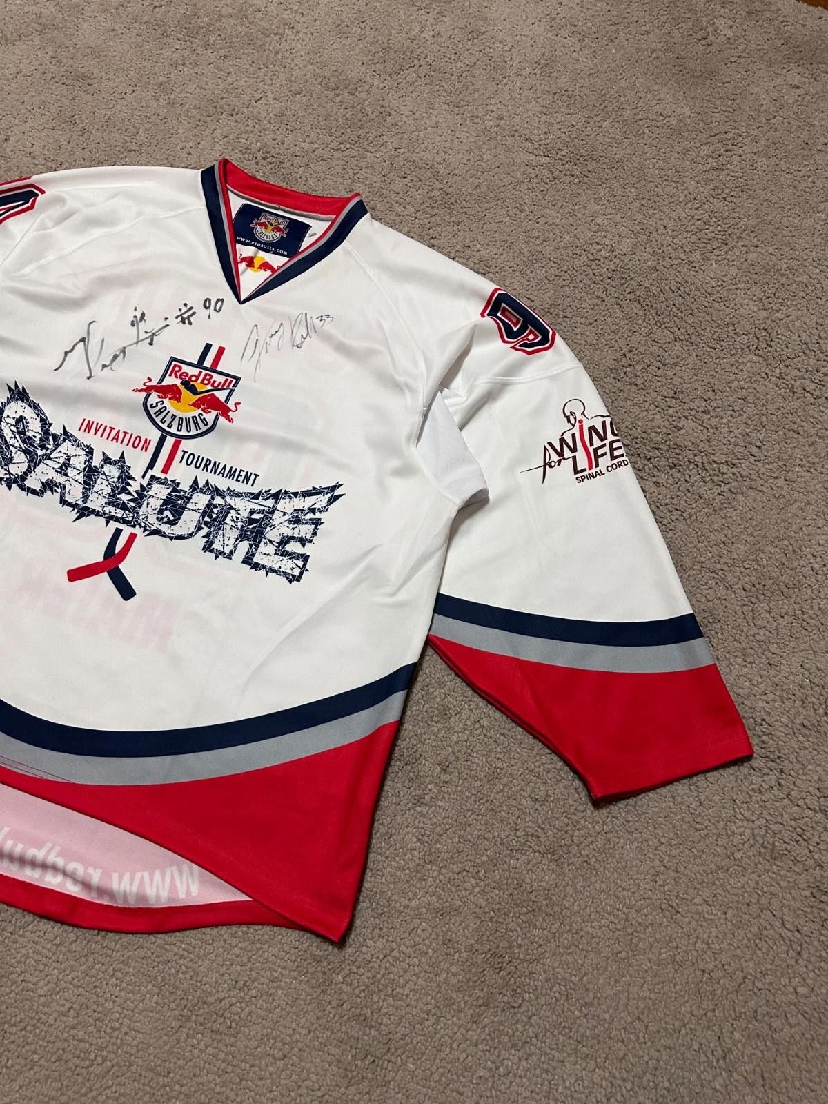 Reebok EC Red Bull Salzburg #90 MAIER Ice Hockey Jersey Shirt XXL Size US XXL / EU 58 / 5 - 4 Thumbnail