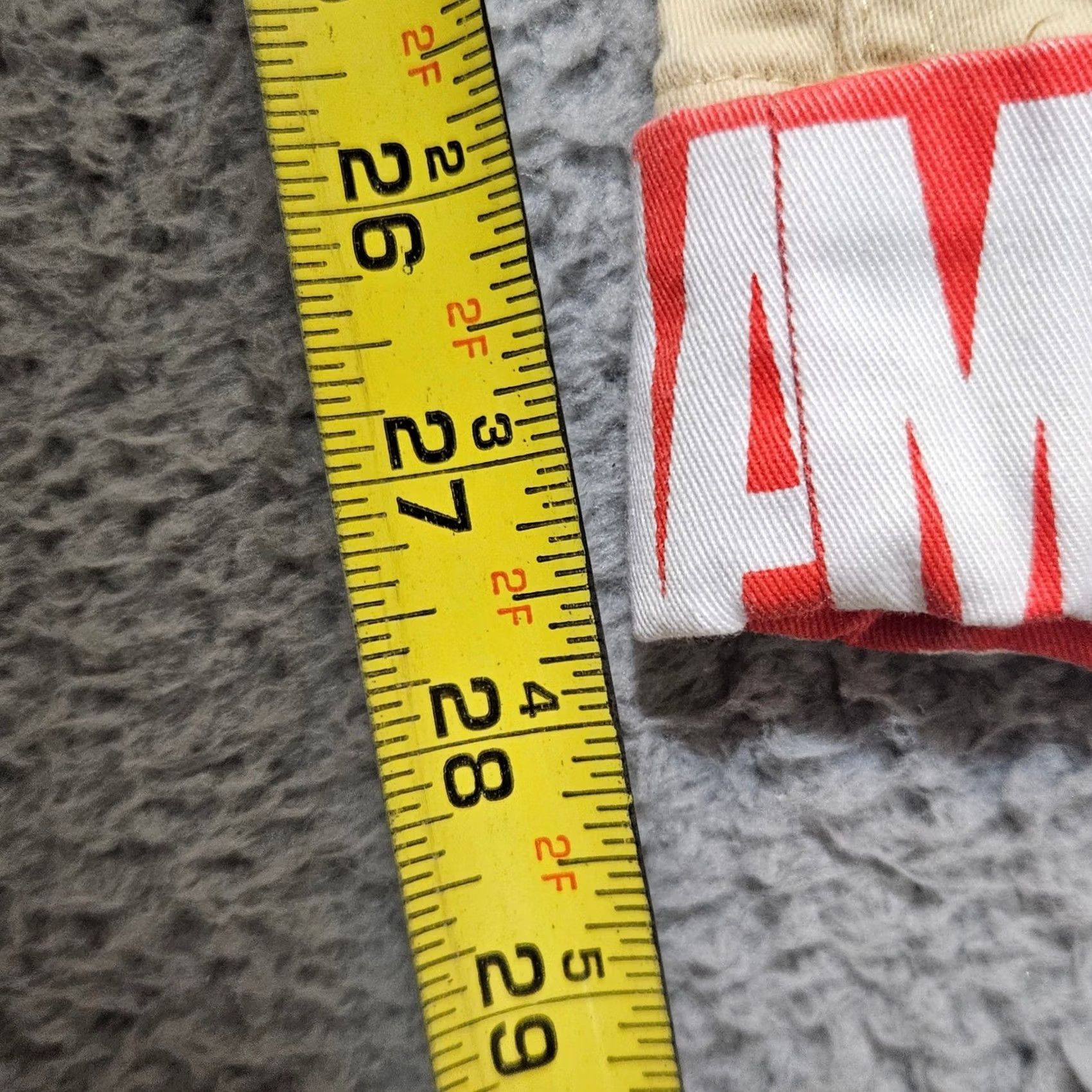 Vintage Mens Marvel Disney Khaki Pants Size 42 x 28 Buttoned Zipper Pocket Belt Size US 42 / EU 58 - 5 Thumbnail