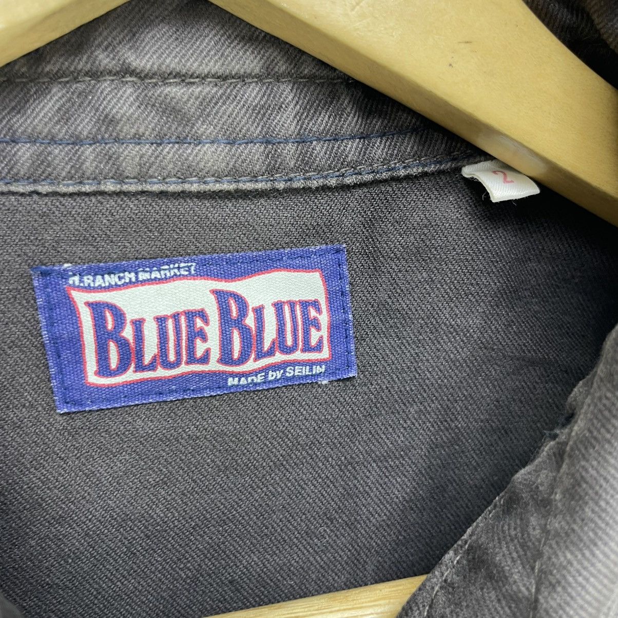 45rpm × Blue Blue Japan × HOLLYWOOD RANCH MARKET 💥Vintage Blue Blue Japan Shawl Collar Marine Jacket Size US M / EU 48-50 / 2 - 4 Thumbnail