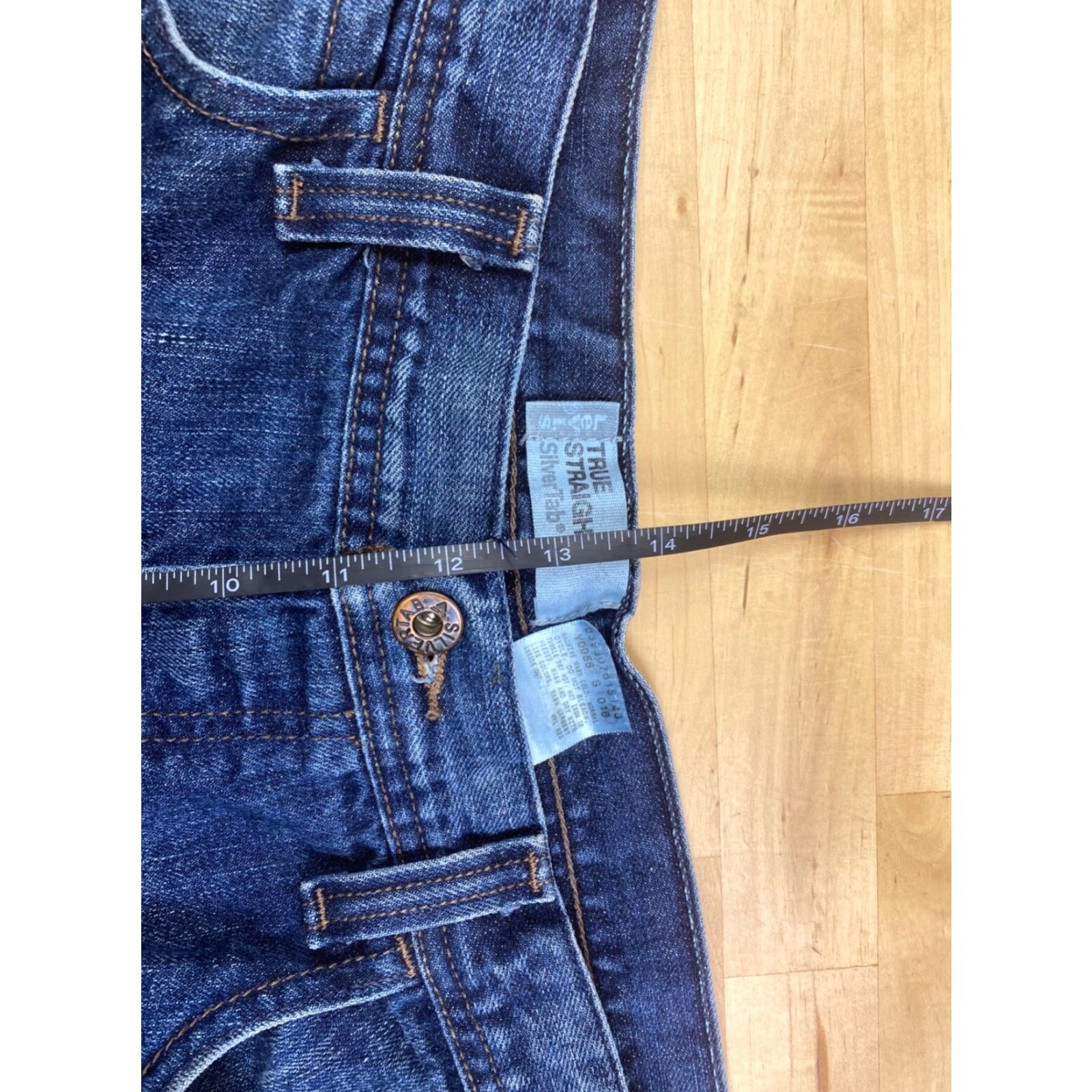 Levi's VINTAGE Levi's Silvertab Denim Jeans Mens 38x30 Blue Y2k Straight Loose Baggy 90s Straight Jeans Mens Size US 38 / EU 54 - 7 Thumbnail
