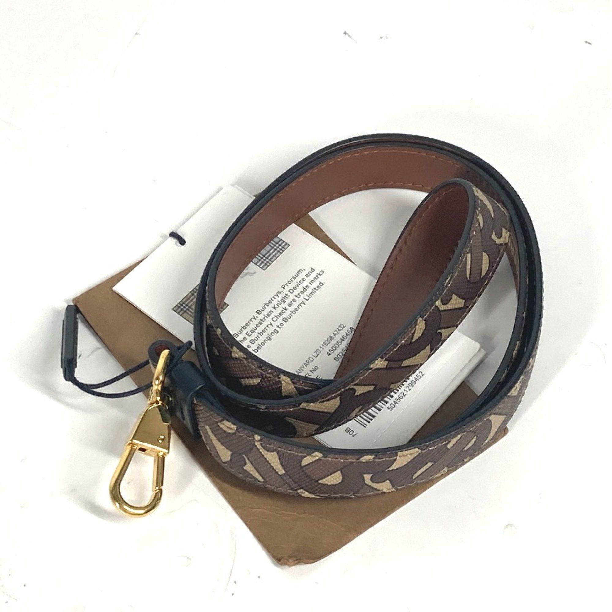 Burberry BURBERRY 8025468 TB Neck Strap Leather Men