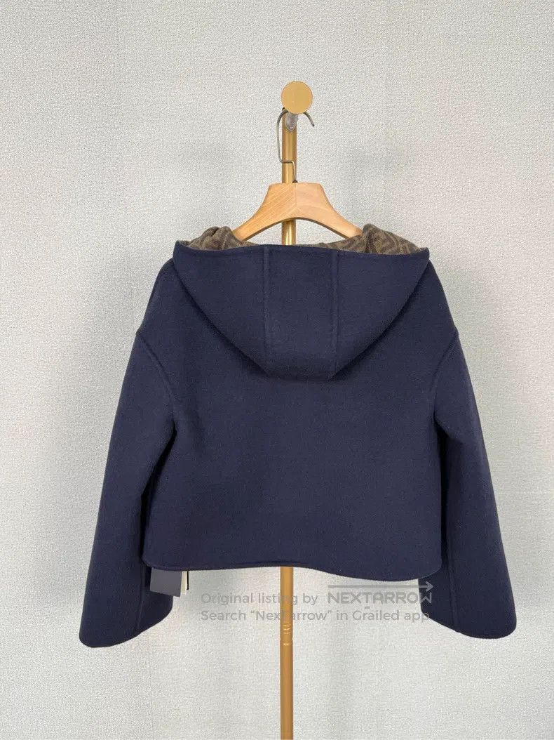 Fendi Fendi Reversible wool hooded coat Size 4XL / US 24-26 - 2 Thumbnail