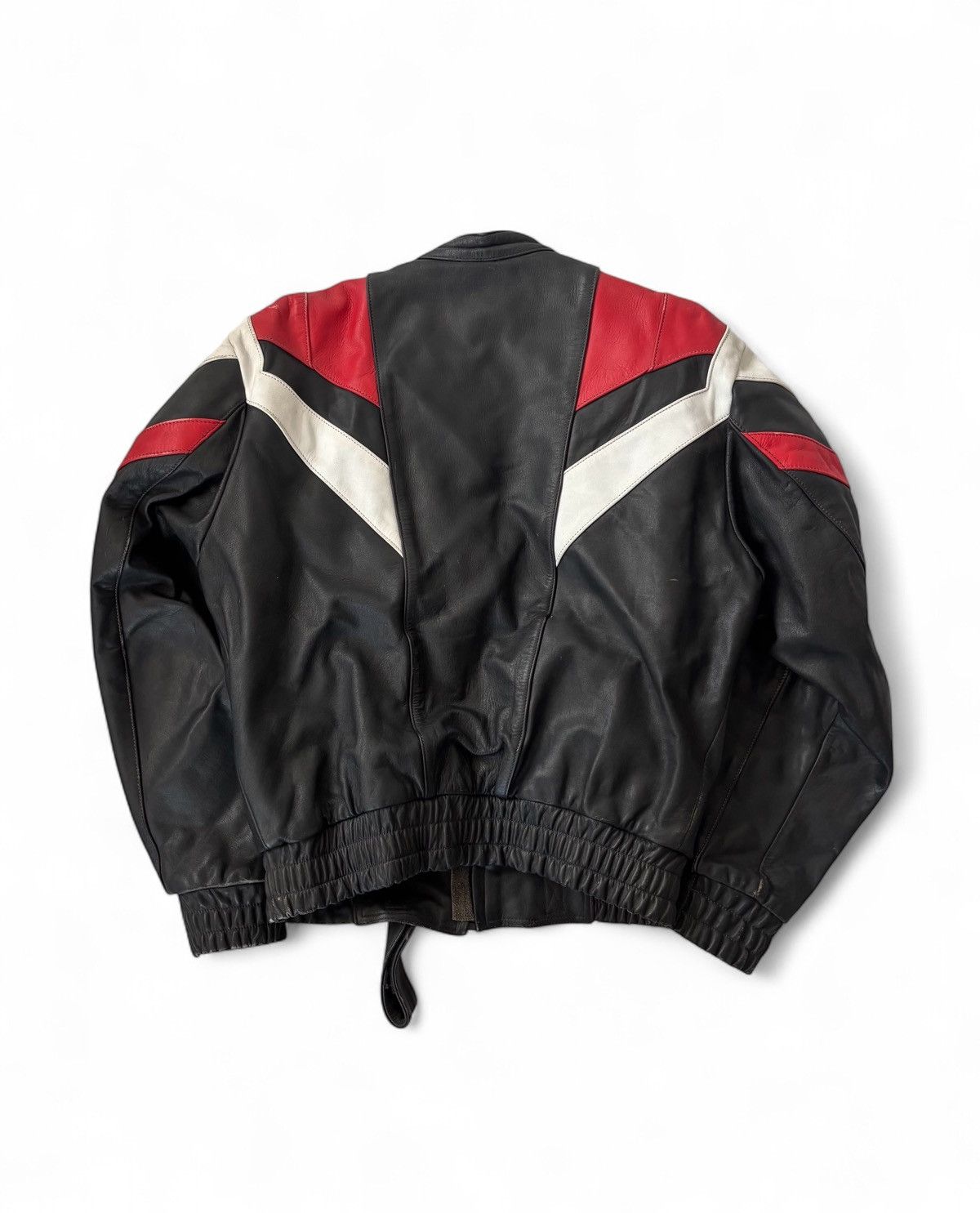 Vintage Vintage IXS Racing Leather Jacket Size US XL / EU 56 / 4 - 3 Thumbnail