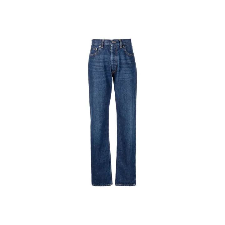 Maison Margiela Maison Margiela Women's Straight-Leg Denim Pants 0079 Size 27" / US 4 / IT 40 - 1 Thumbnail