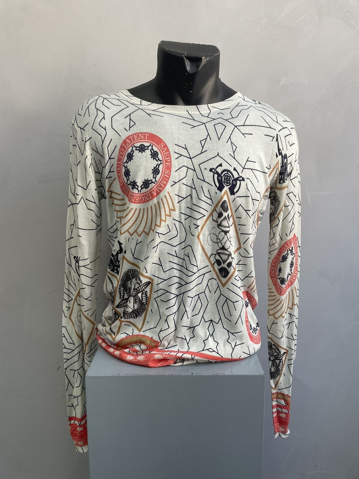 Diesel New Diesel black gold tattoo long sleeve sweater y2k hype Size US S / EU 44-46 / 1 - 1 Thumbnail