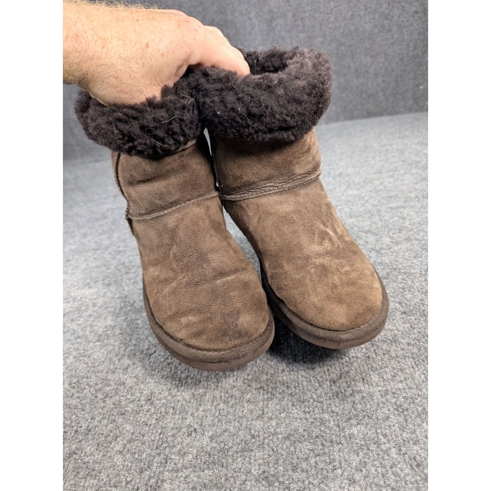 Ugg UGG Boots Womens Brown Australia Women Leather Sheepskin Lined Classic Short Size Size 28" / US 6 / IT 42 - 4 Thumbnail