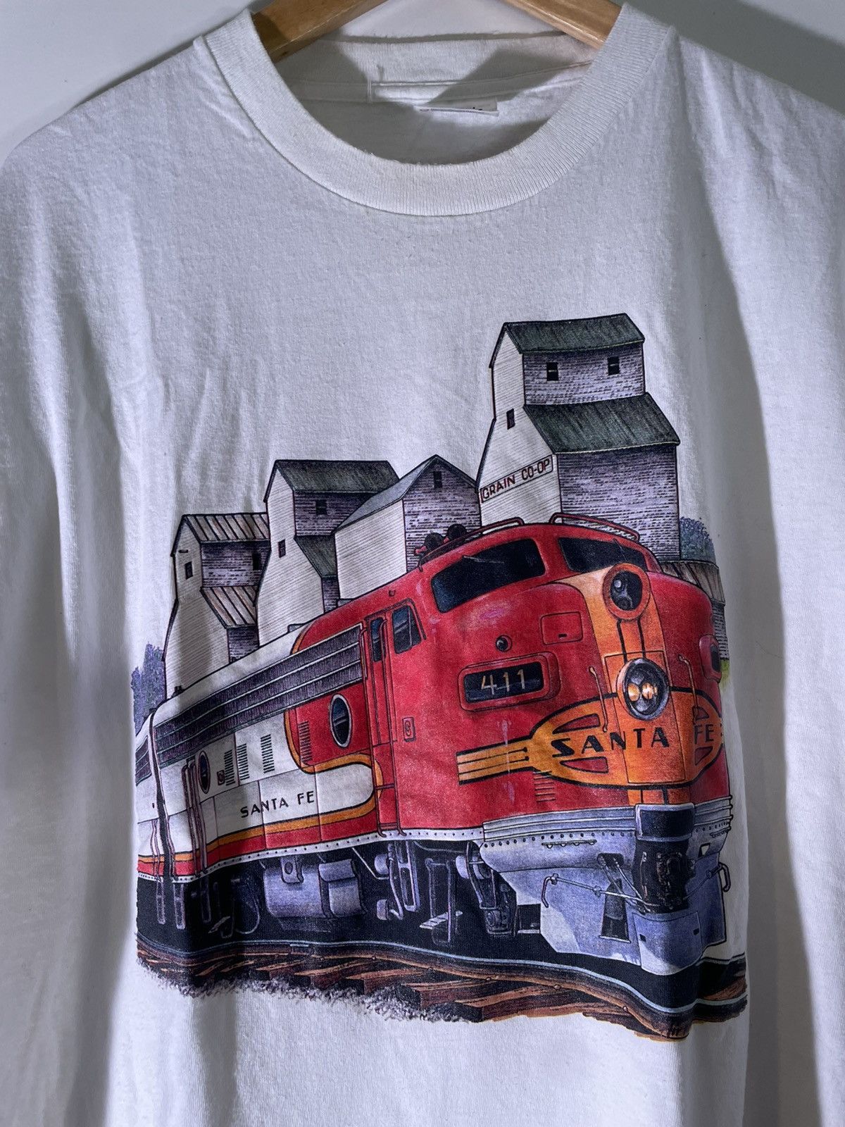 Vintage 90’s VTG Vintage Santa Fe Train Retro Travel Graphic Shirt Size US XL / EU 56 / 4 - 3 Thumbnail