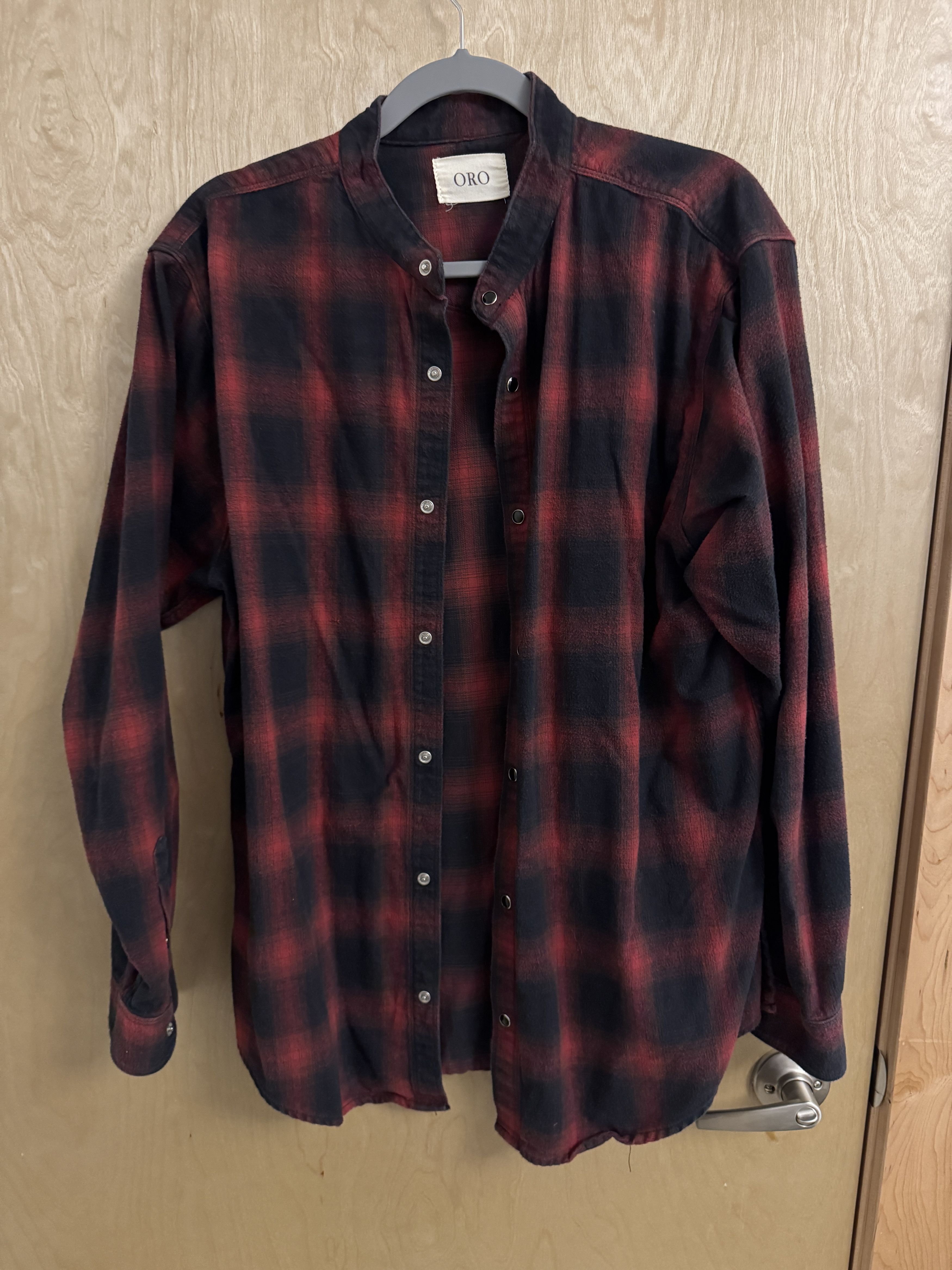 Oro Los Angeles THE HABANA PLAID SHIRT Size US XL / EU 56 / 4 - 1 Thumbnail