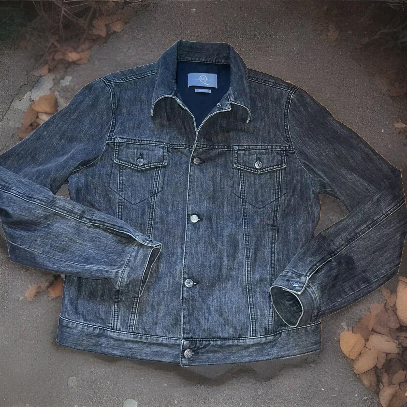 Alexander McQueen Alexander McQueen L Black Denim Trucker Jacket Coat Italy 52 Size US L / EU 52-54 / 3 - 2 Thumbnail
