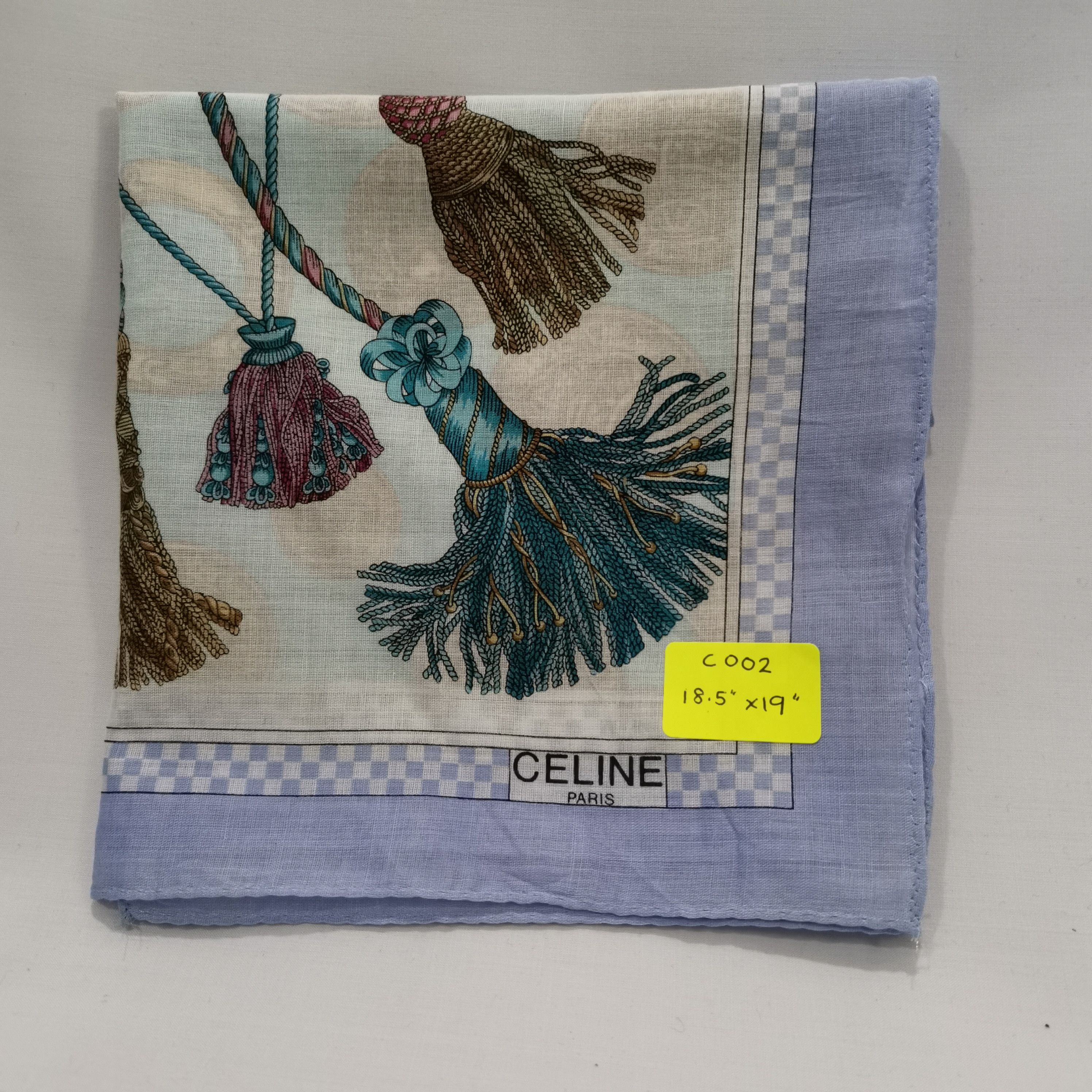 Celine CELINE HANDKERCHIEF/ NECKERCHIEF/ SCARF/ BANDANA Size ONE SIZE - 4 Thumbnail
