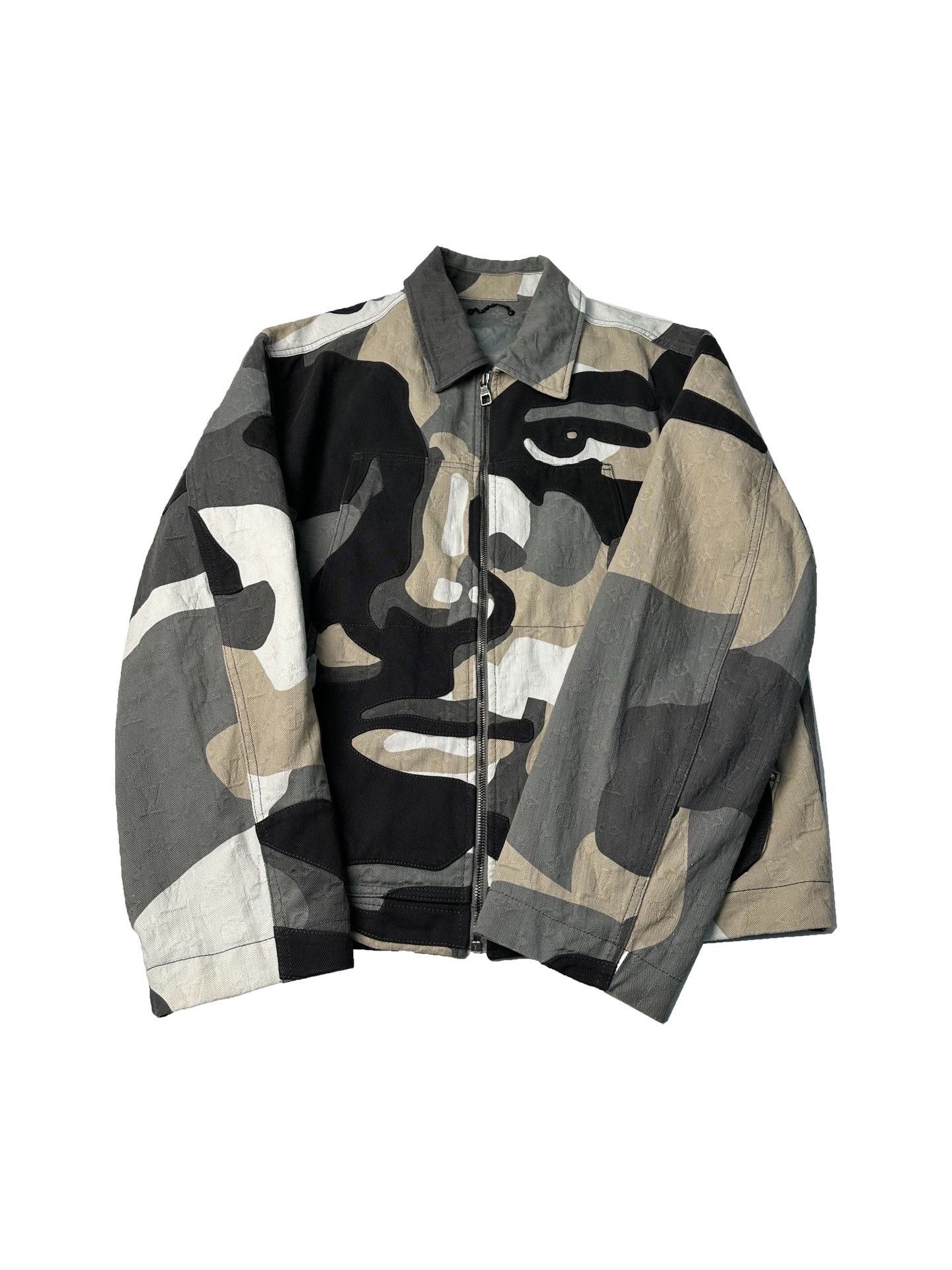 Louis Vuitton Louis Vuitton Head Portrait Camouflage Print Color Matching Size US L / EU 52-54 / 3 - 1 Thumbnail