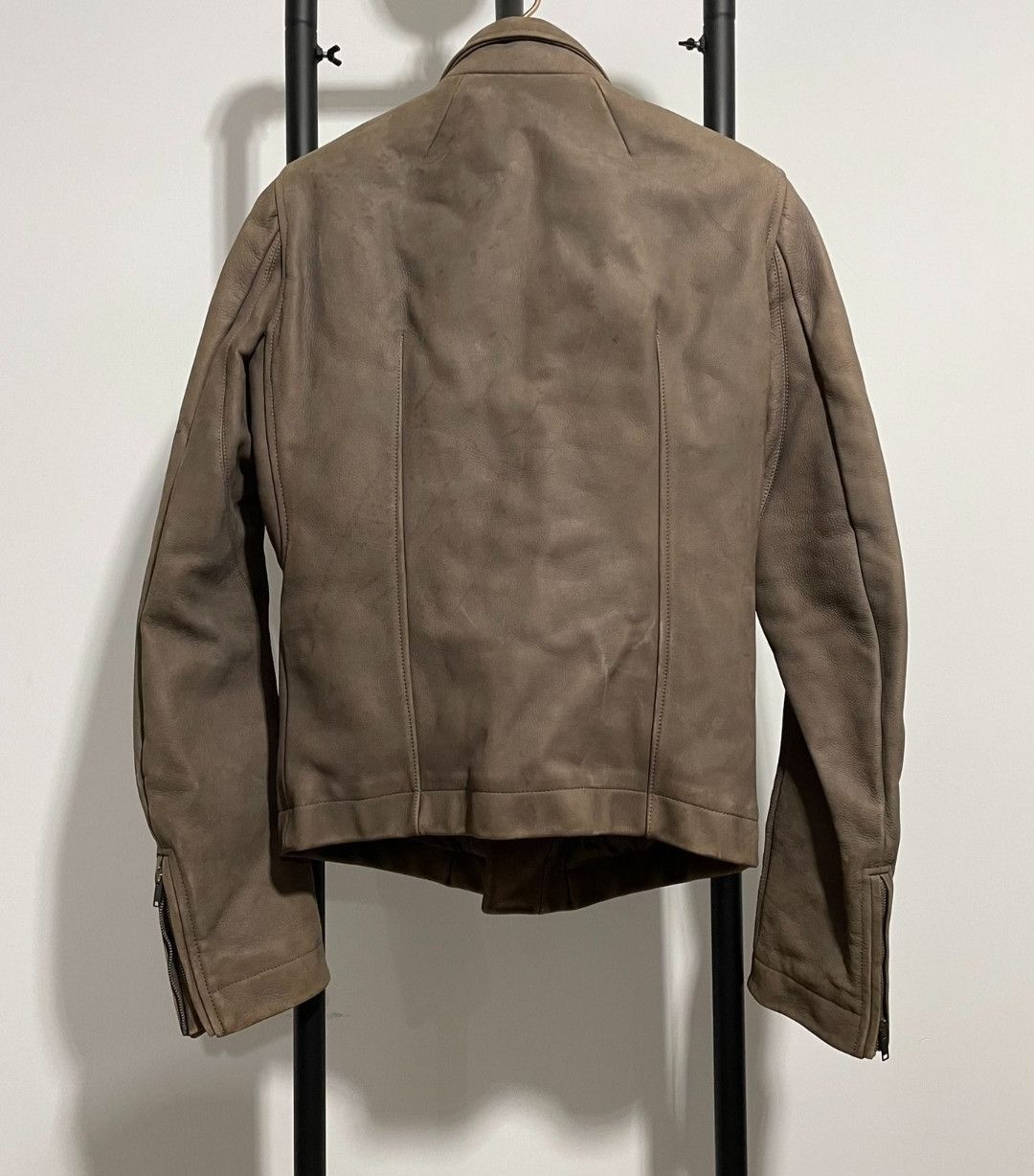 Rick Owens Rick Owens leather coat 3-2505 Size US M / EU 48-50 / 2 - 2 Thumbnail