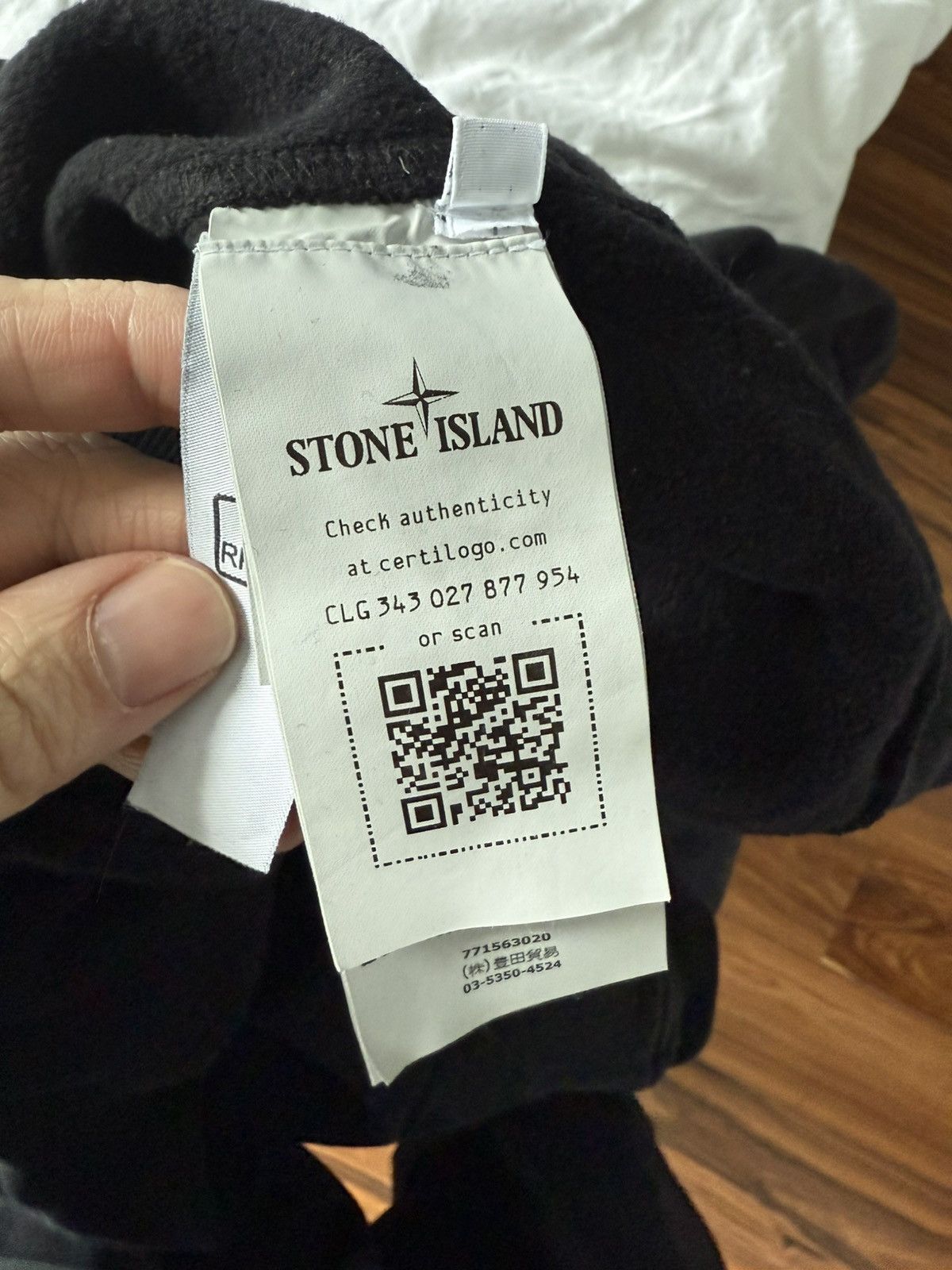 Stone Island Stone Island black cotton crew small Size US S / EU 44-46 / 1 - 4 Thumbnail