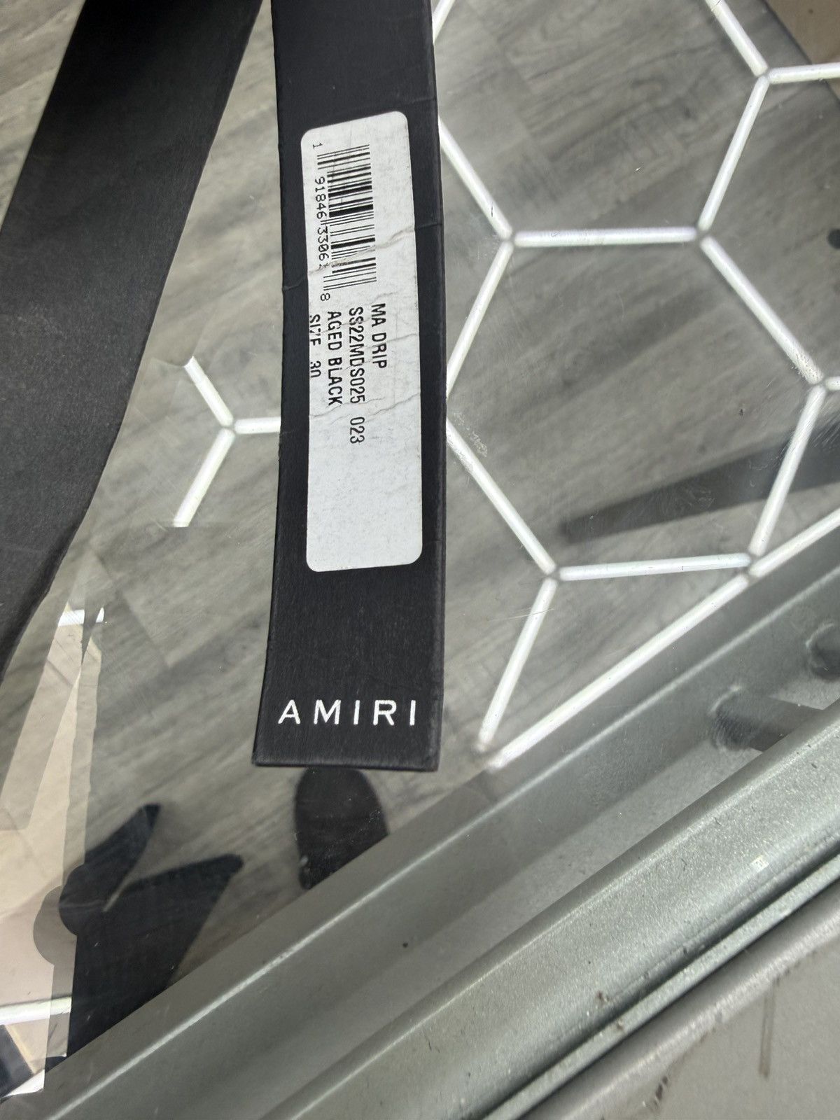 Amiri Brand New Amiri - MA Drip Denim (Aged Black) Size US 30 / EU 46 - 6 Thumbnail