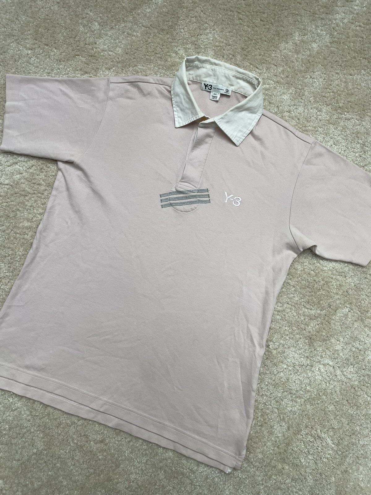 Y-3 adidas x Y-3 Vintage Polo Shirt Size US S / EU 44-46 / 1 - 2 Thumbnail