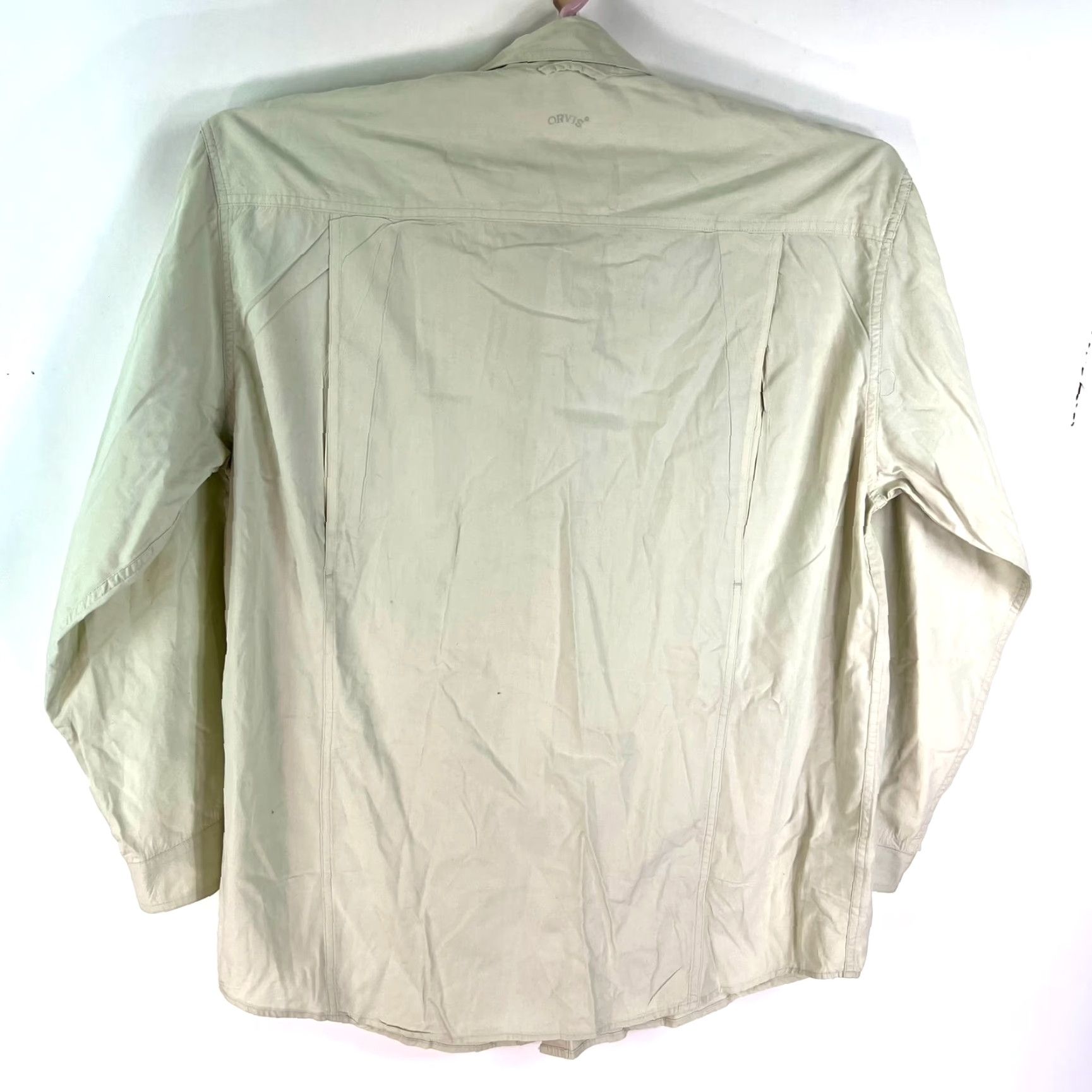 Orvis Orvis Outdoor Cargo Shirt Mens Size L Tan Long Sleeve Pockets Size US L / EU 52-54 / 3 - 6 Thumbnail