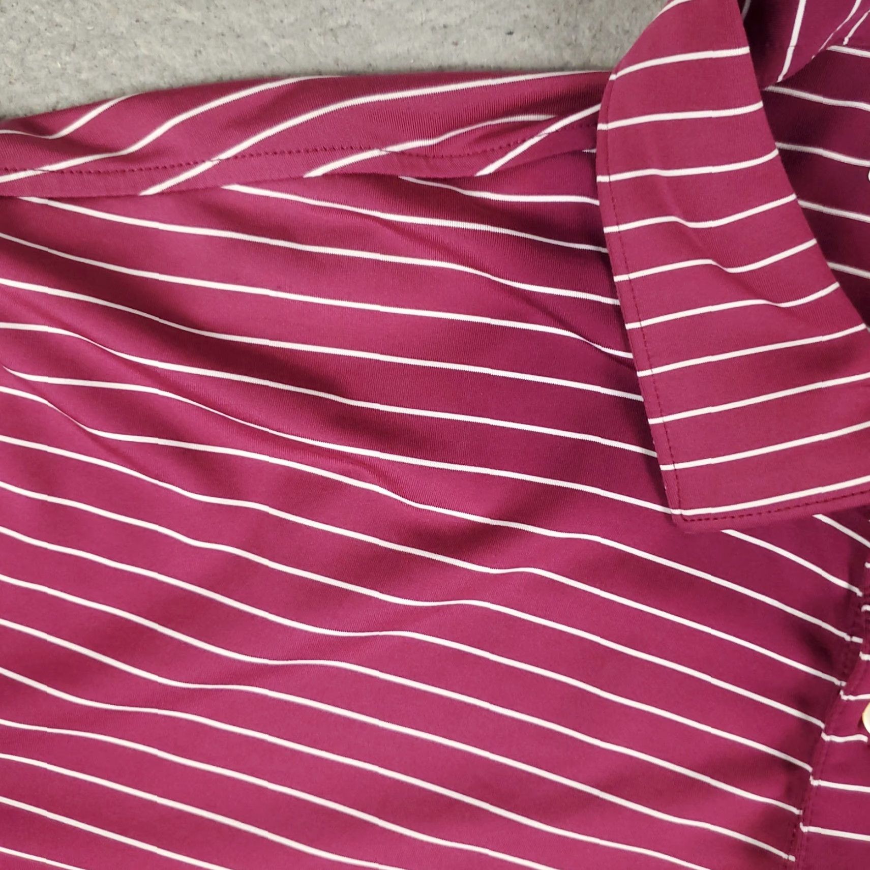 Peter Millar Peter Millar Polo Shirt Mens XL Purple Striped Short Sleeve Golf FADED Size US XL / EU 56 / 4 - 4 Thumbnail