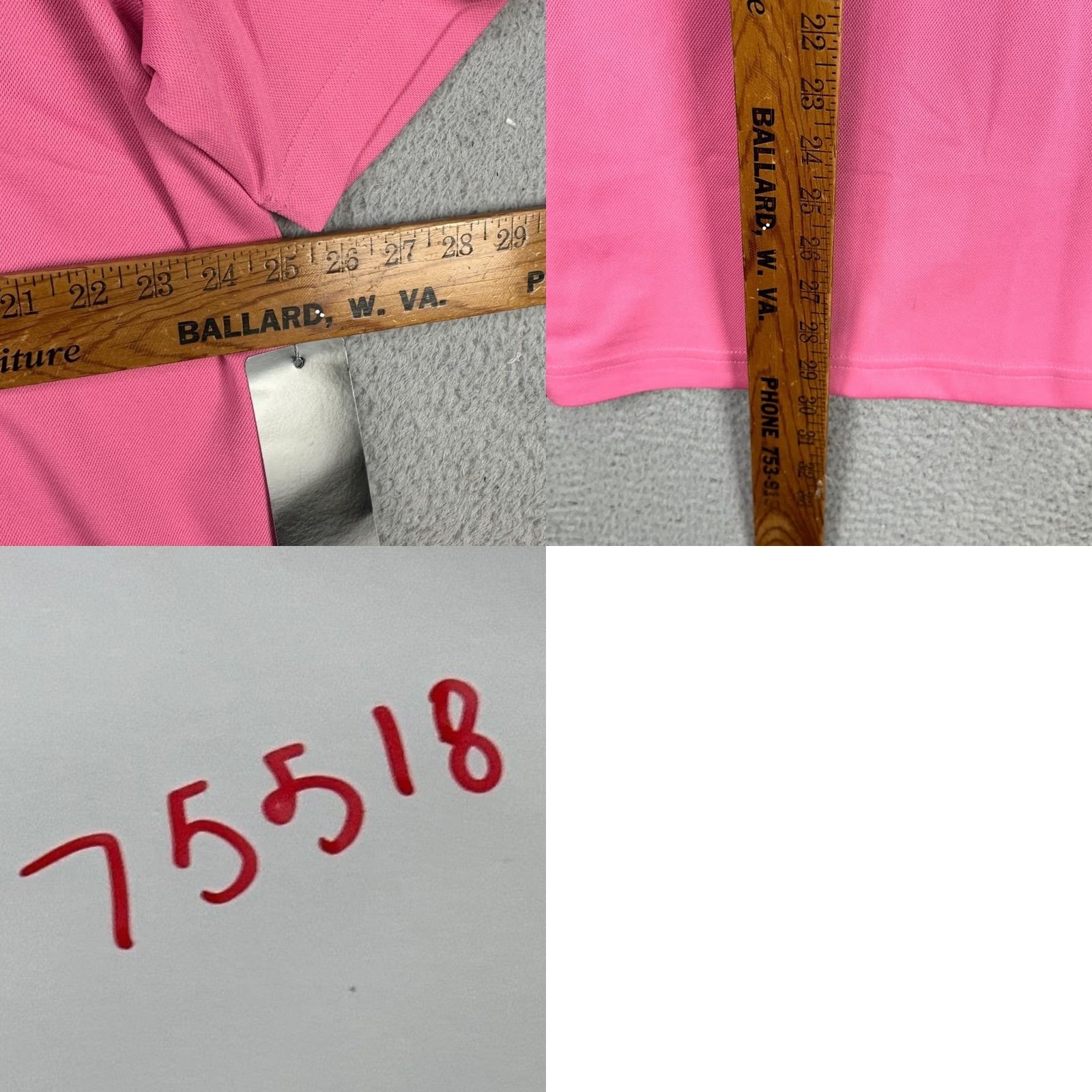 Adidas Adidas Adult Mens Golf Polo Shirt 2XL Pink Performance Logo Rugby NEW Polo Shirt Men's Golf Pink 2XL Adidas Size US XXL / EU 58 / 5 - 8 Thumbnail