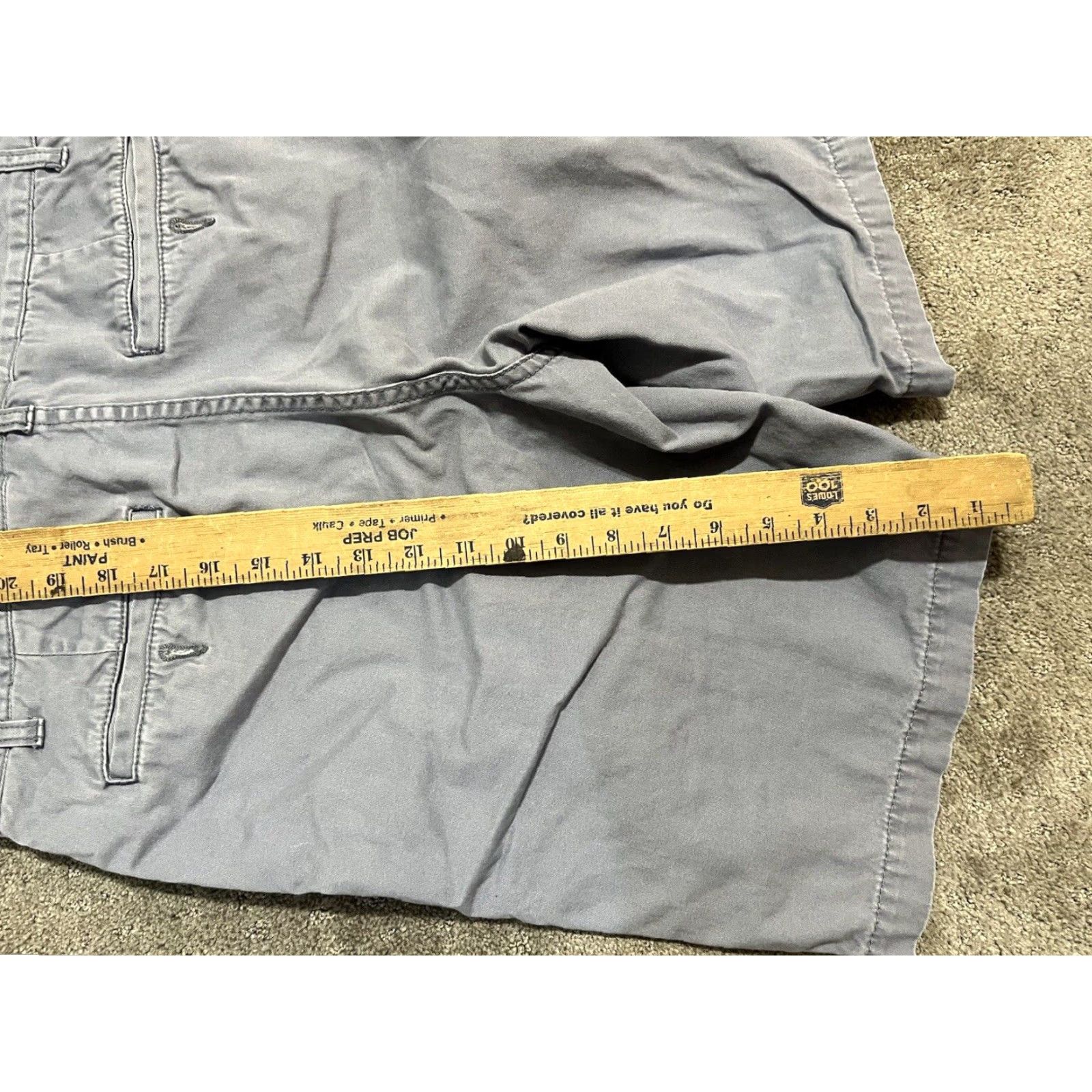 Vintage VINTAGE Black Brown 1826 Classic Fit Shorts Cotton 9" Inseam 32 Blue Men Chino Pocket Belt Loops Size US 32 / EU 48 - 4 Thumbnail
