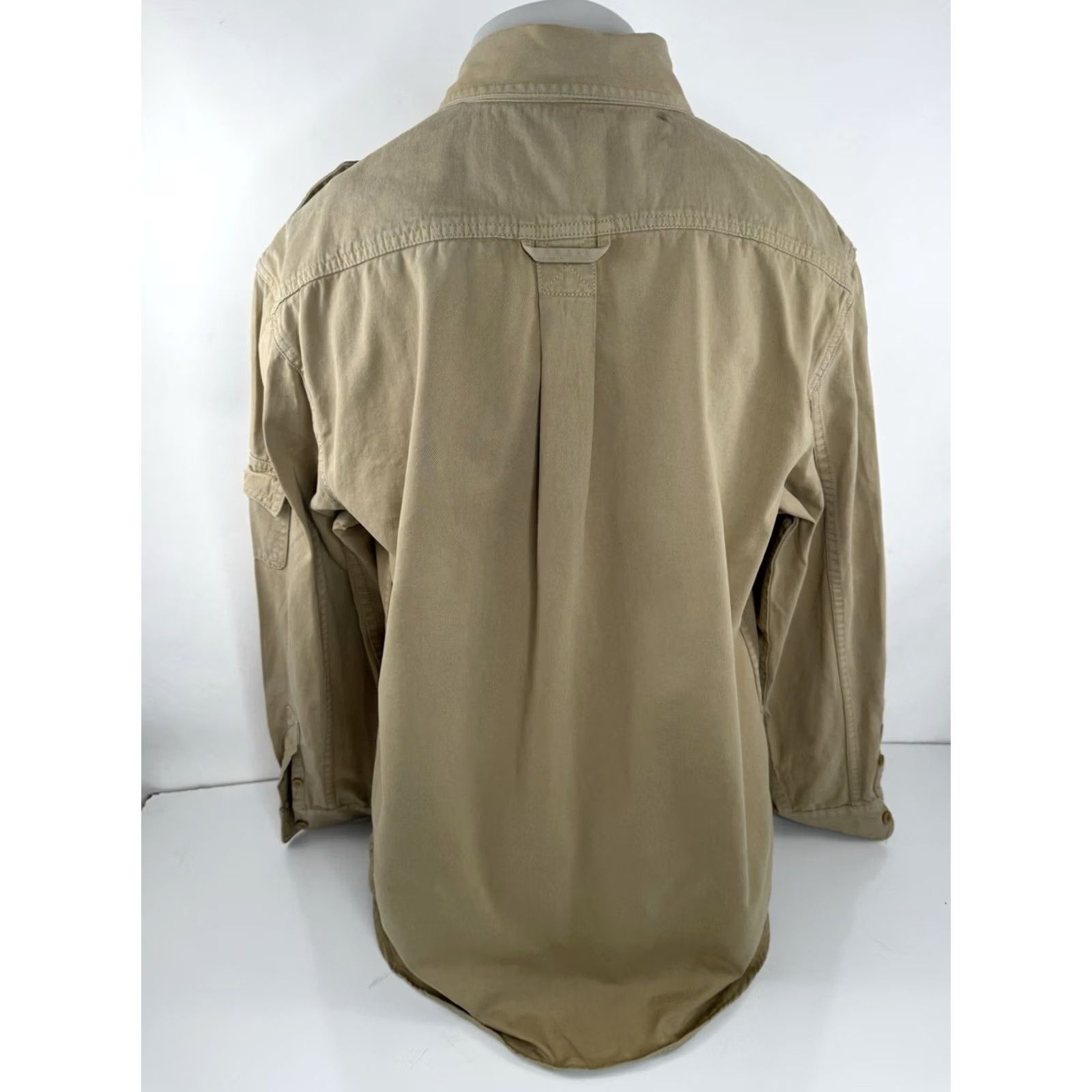 Vintage J. Peterman XL Classic Safari Vintage Shirt Men Button-Up Long Sleeve Tan Classic Safari Vintage Shirt J. Peterman XL Mens Shirt Size US XL / EU 56 / 4 - 3 Thumbnail