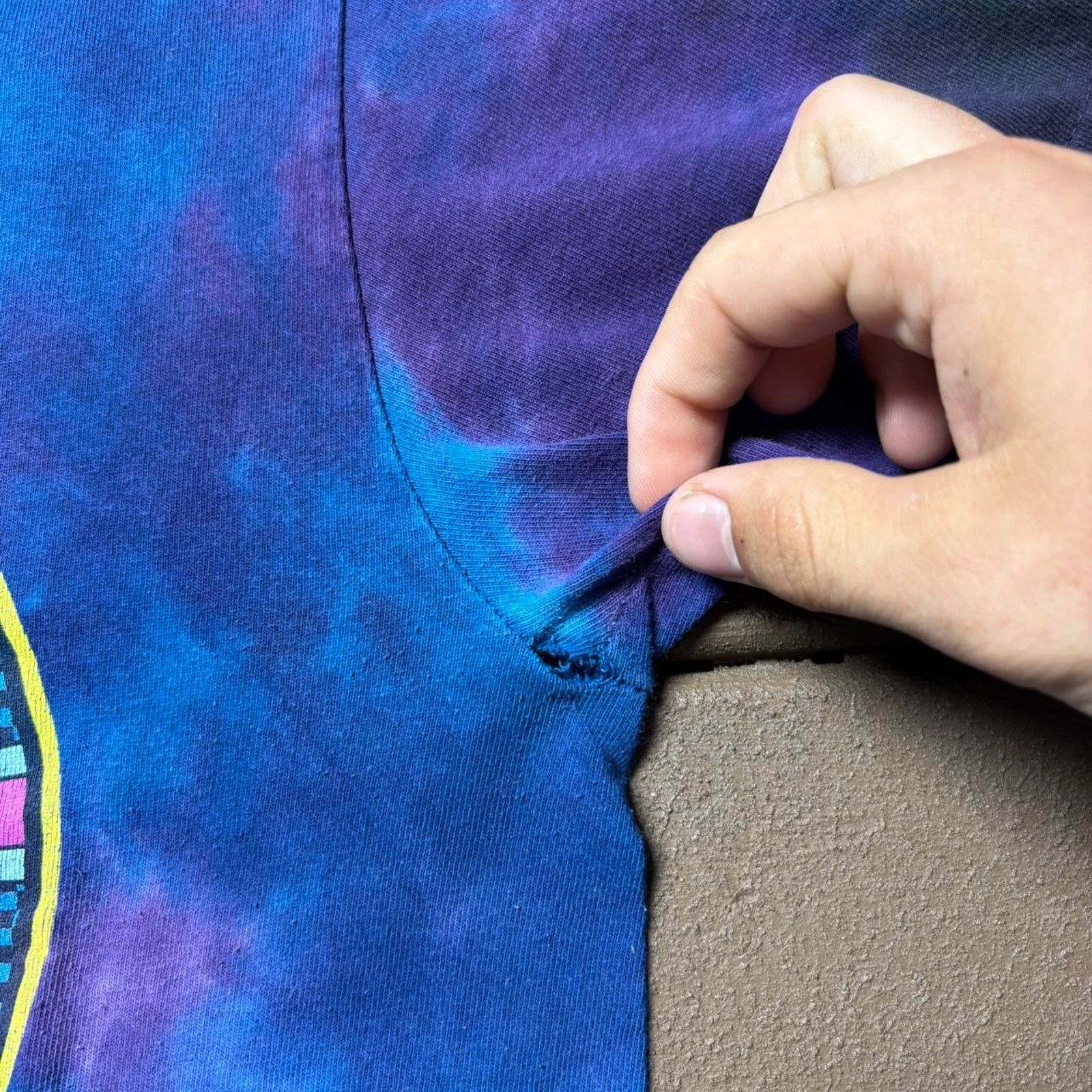 Liquid Blue Blue and Purple Tie-Dye Liquid Blue Shirt Size US M / EU 48-50 / 2 - 5 Thumbnail