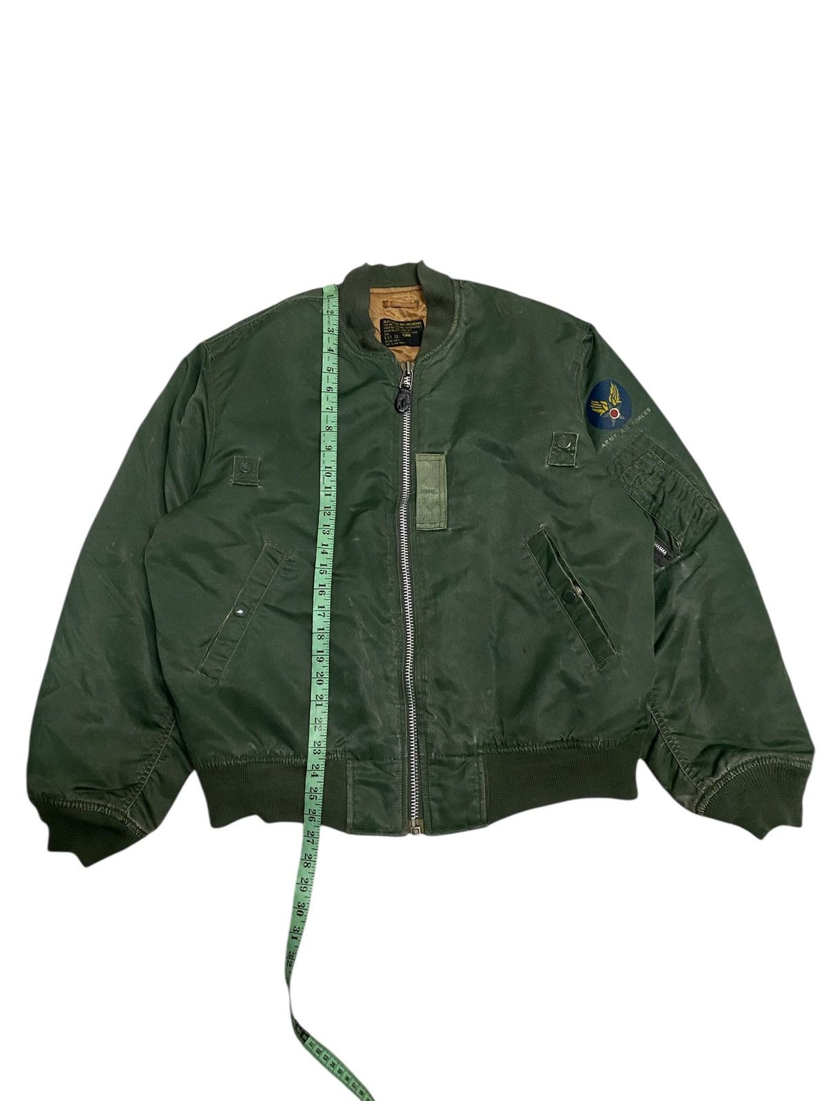 Vintage Vintage Army Air Force Bomber Flight Jacket Size US XL / EU 56 / 4 - 10 Thumbnail