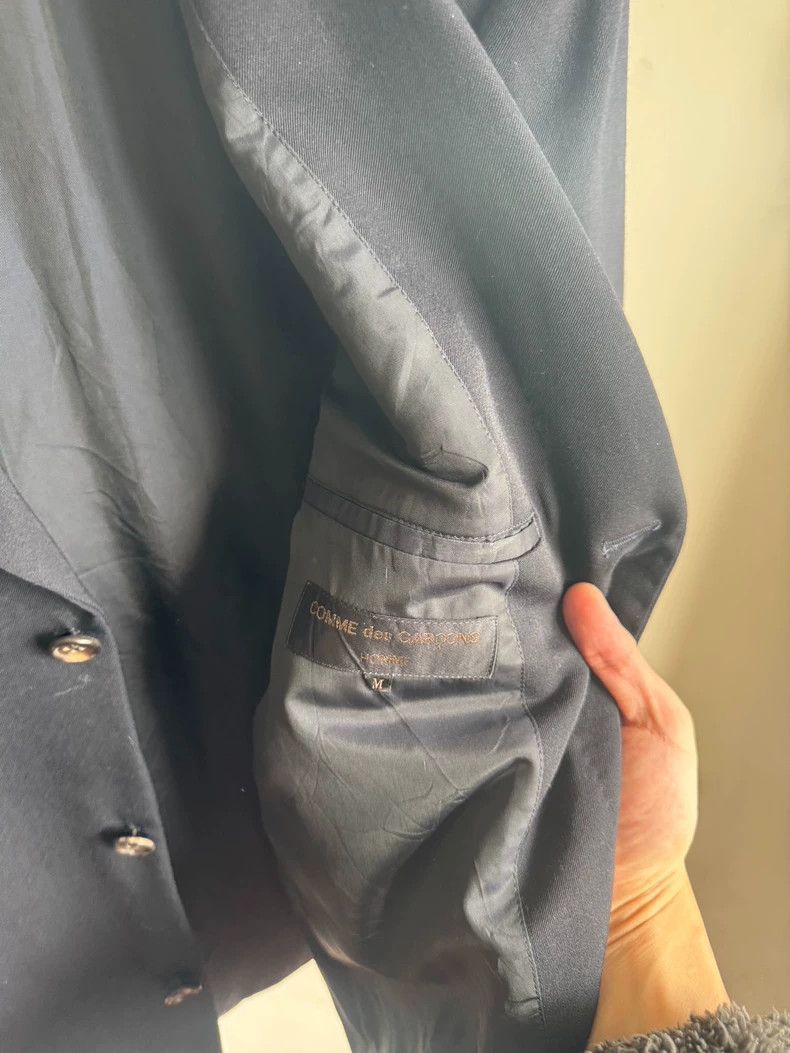 Comme des Garcons Comme des Garcons Navy blue wool suit with three buttons Size US M / EU 48-50 / 2 - 3 Thumbnail