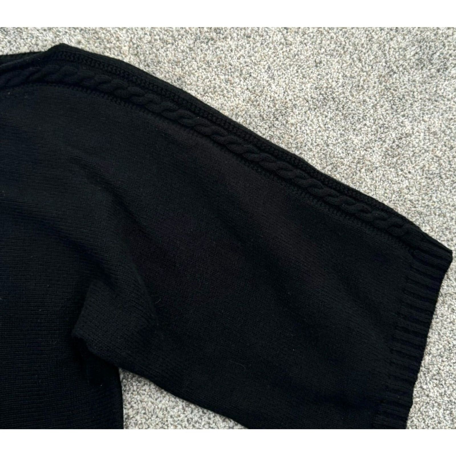 Michael Kors Michael Kors Sweater Womens Large Dark Academia Witchy Kimono Sleeve Classic Pullover Knit Black Short Sleeve Crew Neck Mens? Wait no. Size L / US 10 / IT 46 - 6 Thumbnail