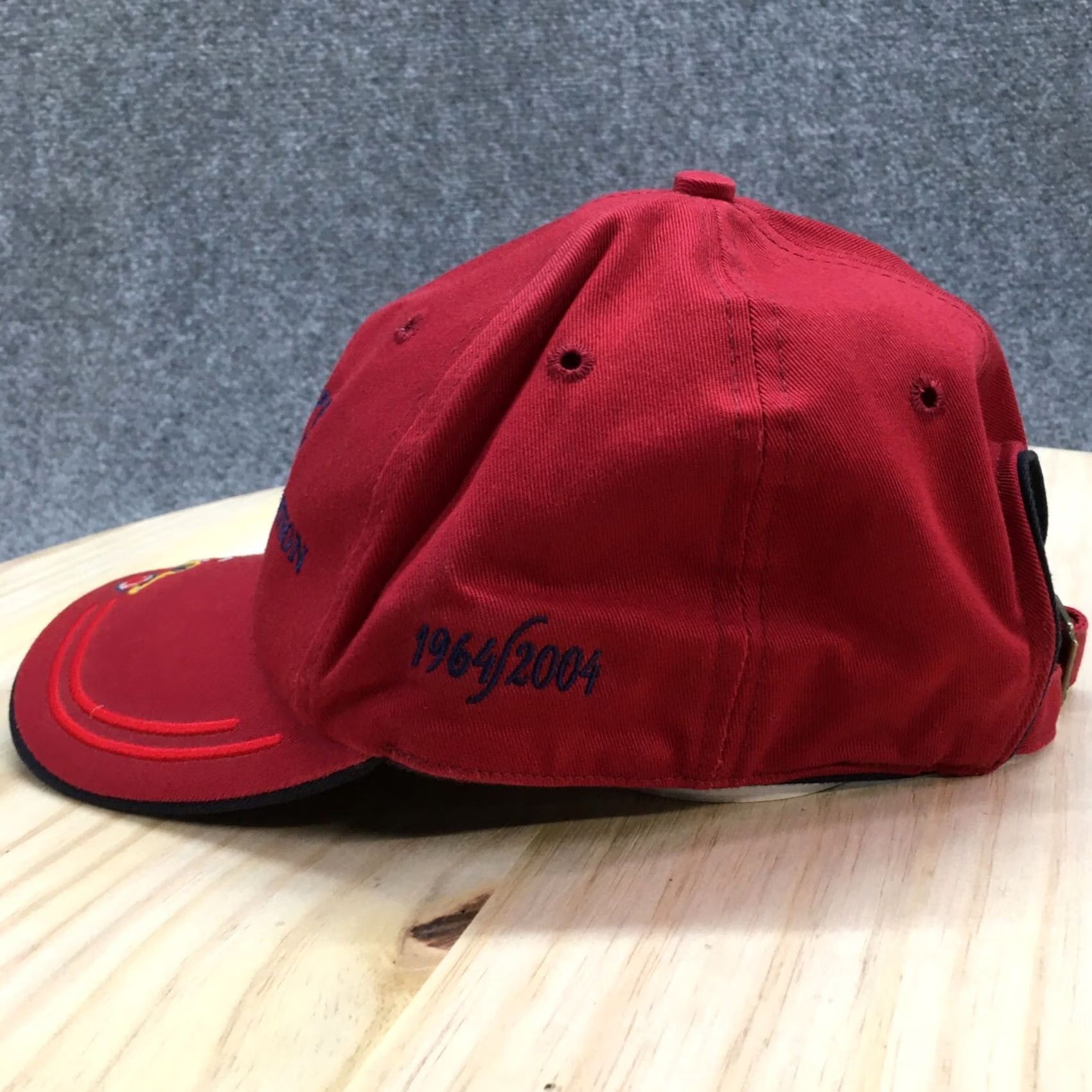 Vintage Texace Baseball Cap Hat Mens One Size Red Adjustable Size ONE SIZE - 4 Thumbnail