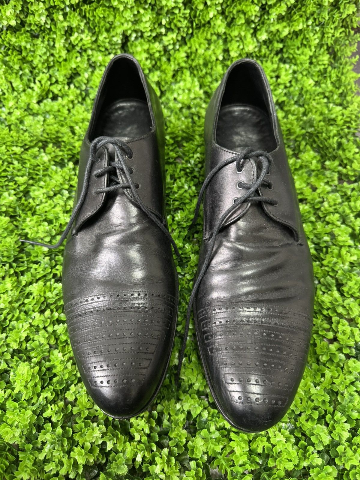 Prada Prada vintage leather shoes Size US 11.5 / EU 44-45 - 1 Thumbnail