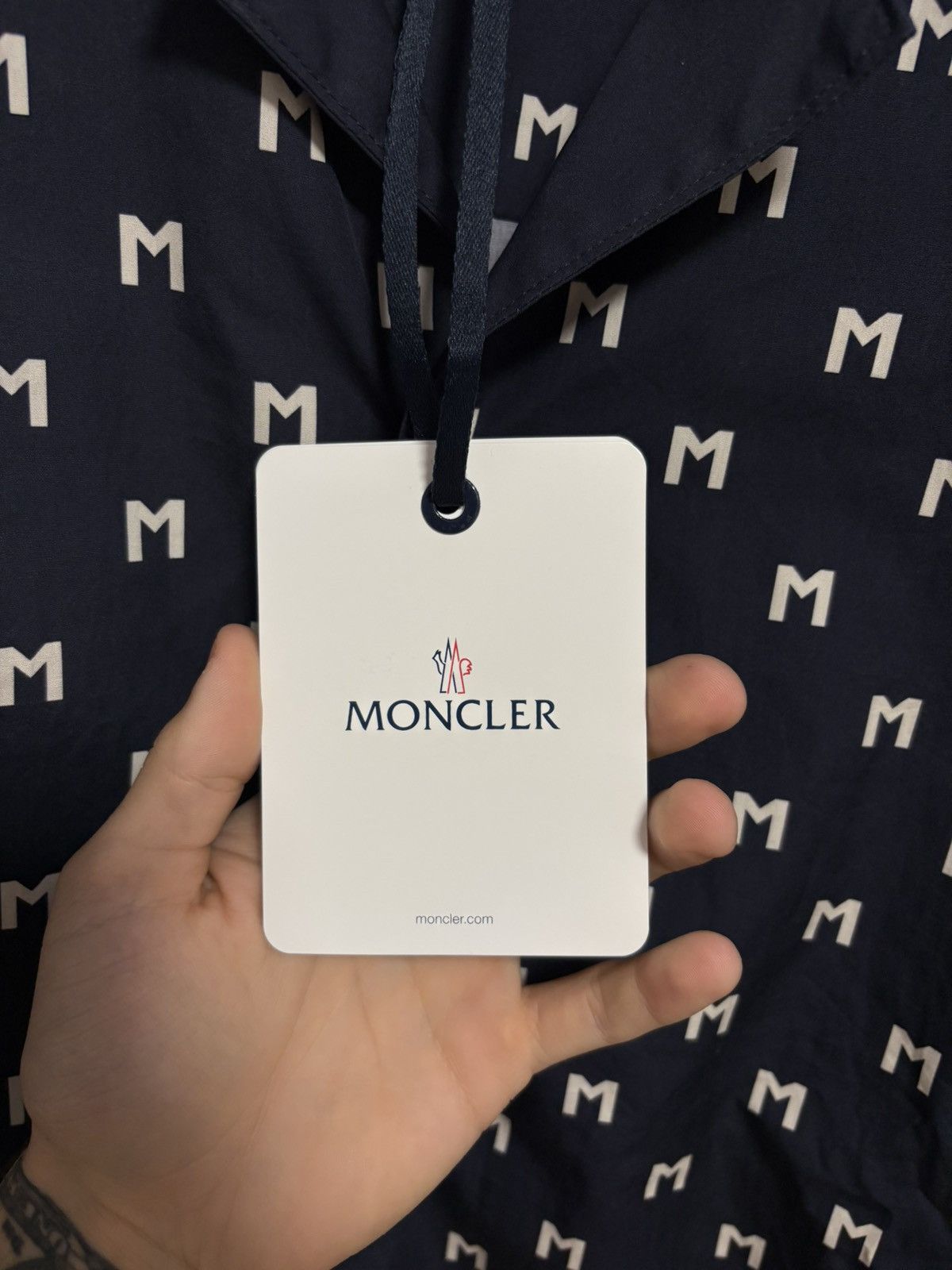 Moncler Moncler Short Sleeved Shirt Size US L / EU 52-54 / 3 - 8 Thumbnail