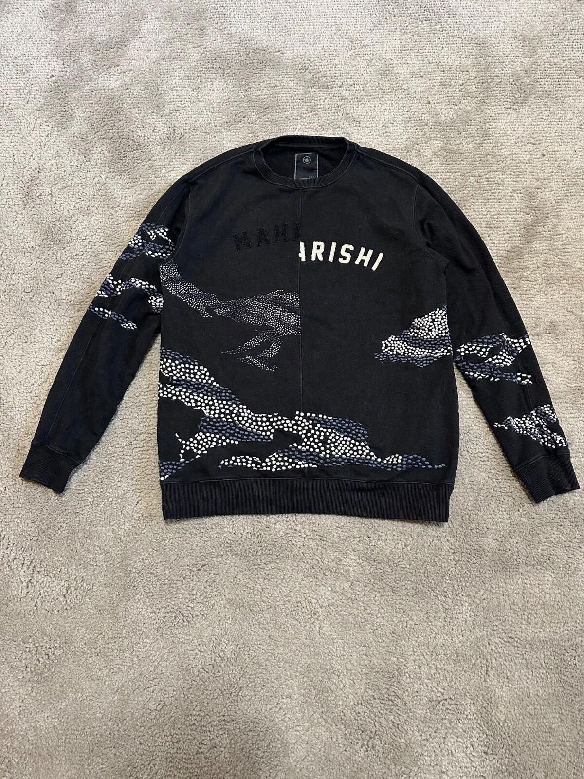 Maharishi MAHARISHI Two Tones Embroidered Sweatshirt Size S Size US S / EU 44-46 / 1 - 1 Thumbnail