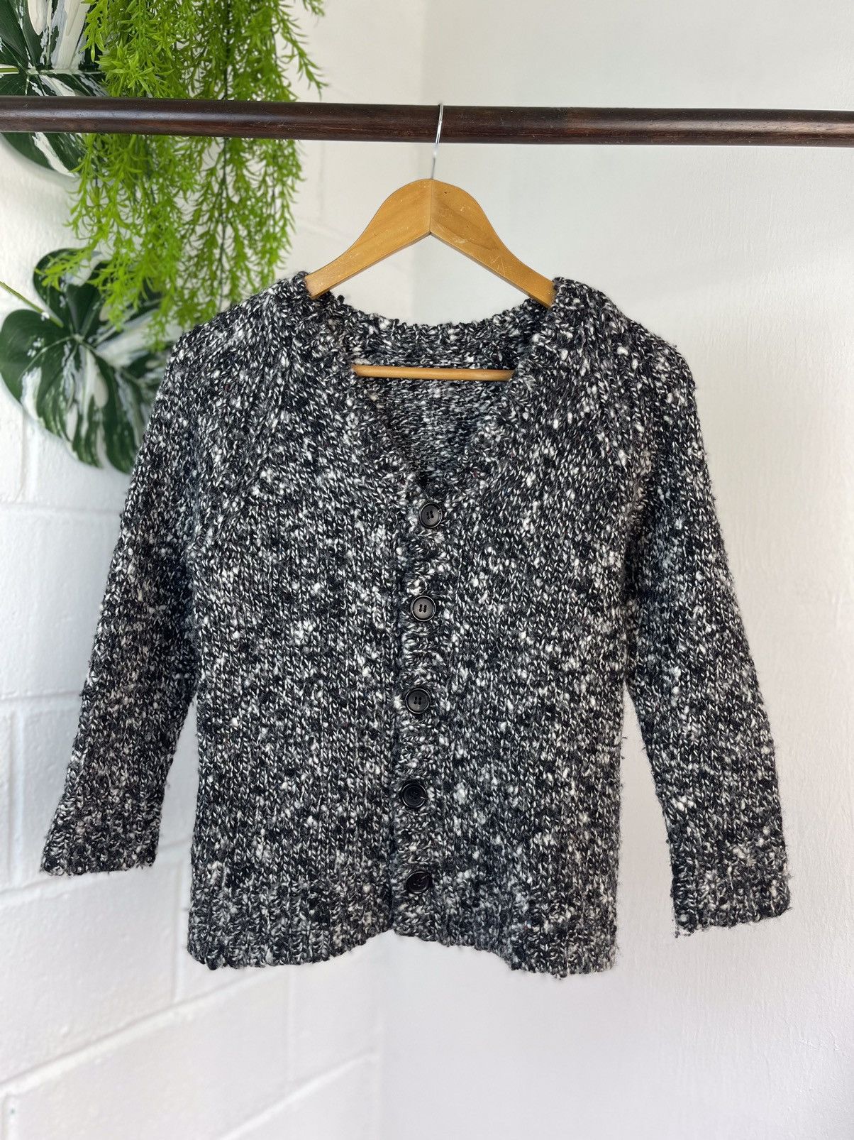 AD2005 Junya Watanabe Comme Des Garçons Wool Button Cardigan