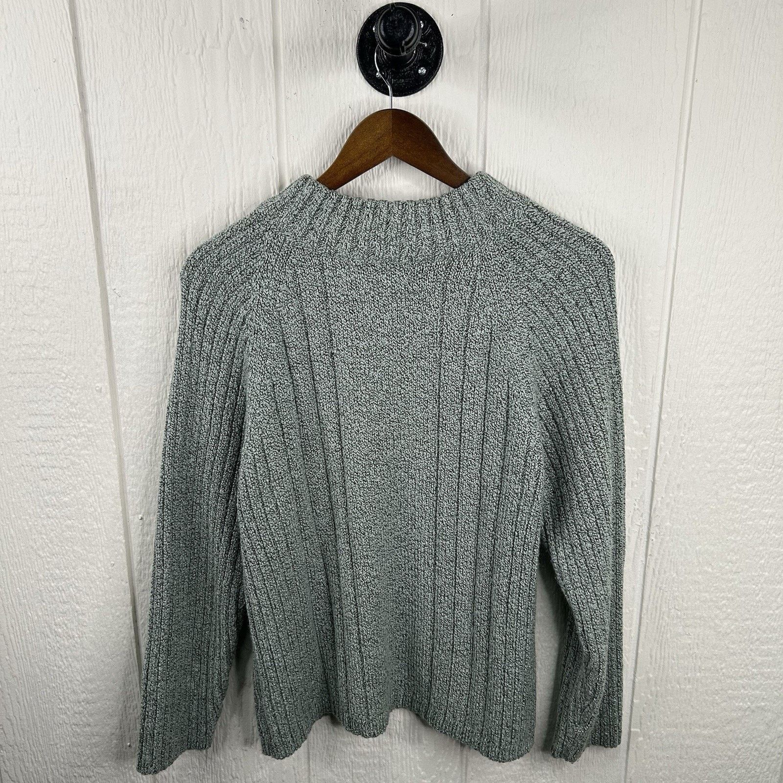 Other Vintage 90’s Quarter Zip Knit Light Green Sweater Medium Size US M / EU 48-50 / 2 - 2 Thumbnail