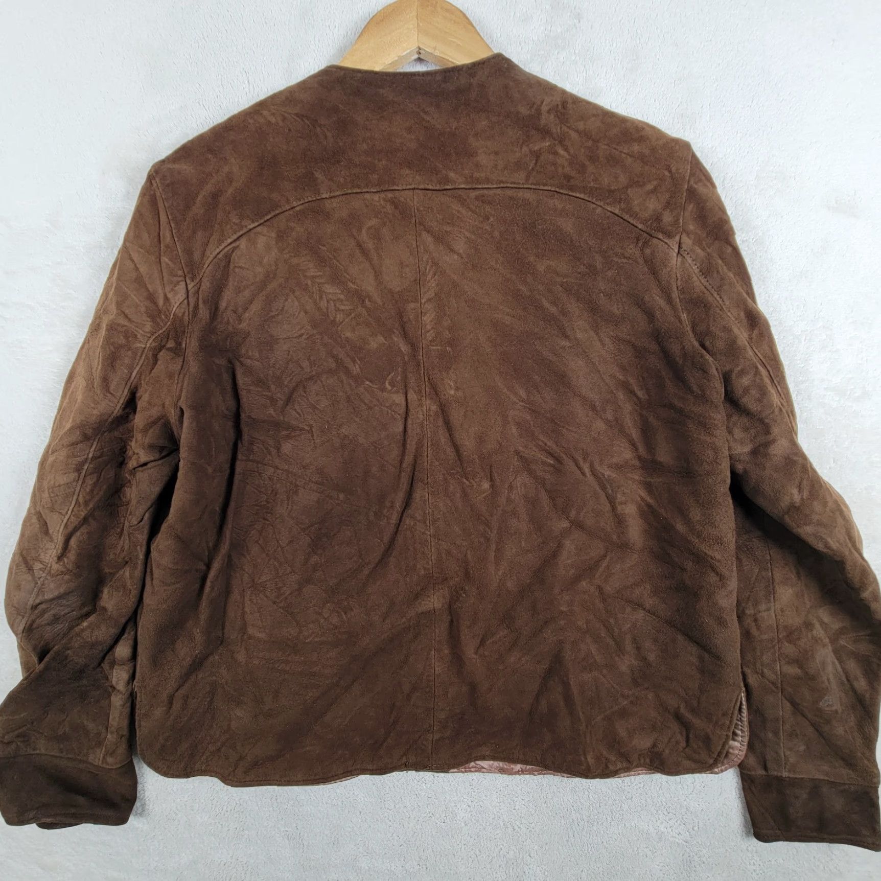 Vintage **Ultra Vintage 1950s Brown Suede Women's Jacket Size 12** User: Ultra Vintage 1950s Brown Suede Women's Jacket Size 12 Size XL / US 12-14 / IT 48-50 - 2 Thumbnail