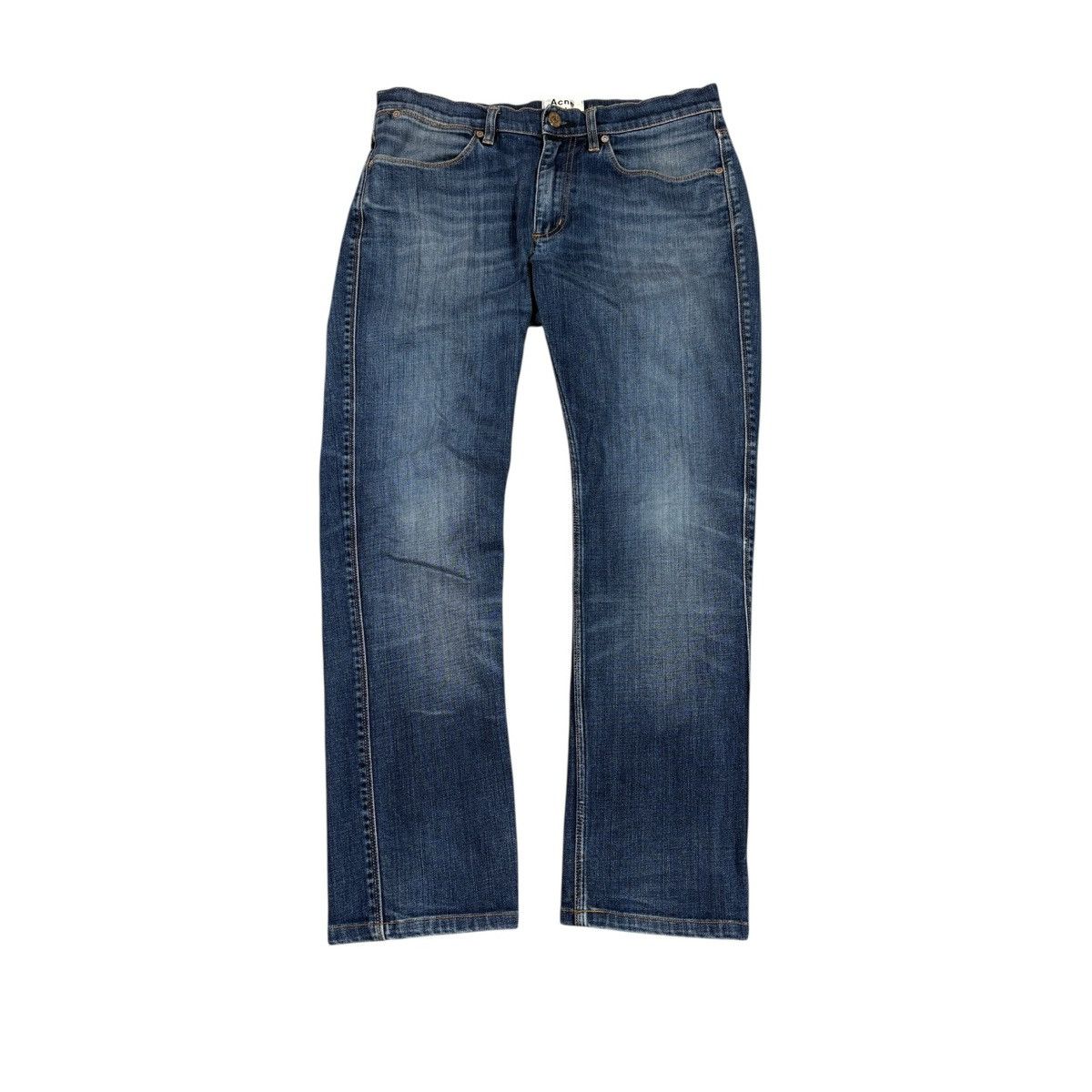 Acne Studios Acne Studios Max Prince Jeans Blue Slim 32 Archive Vintage Size US 32 / EU 48 - 1 Thumbnail
